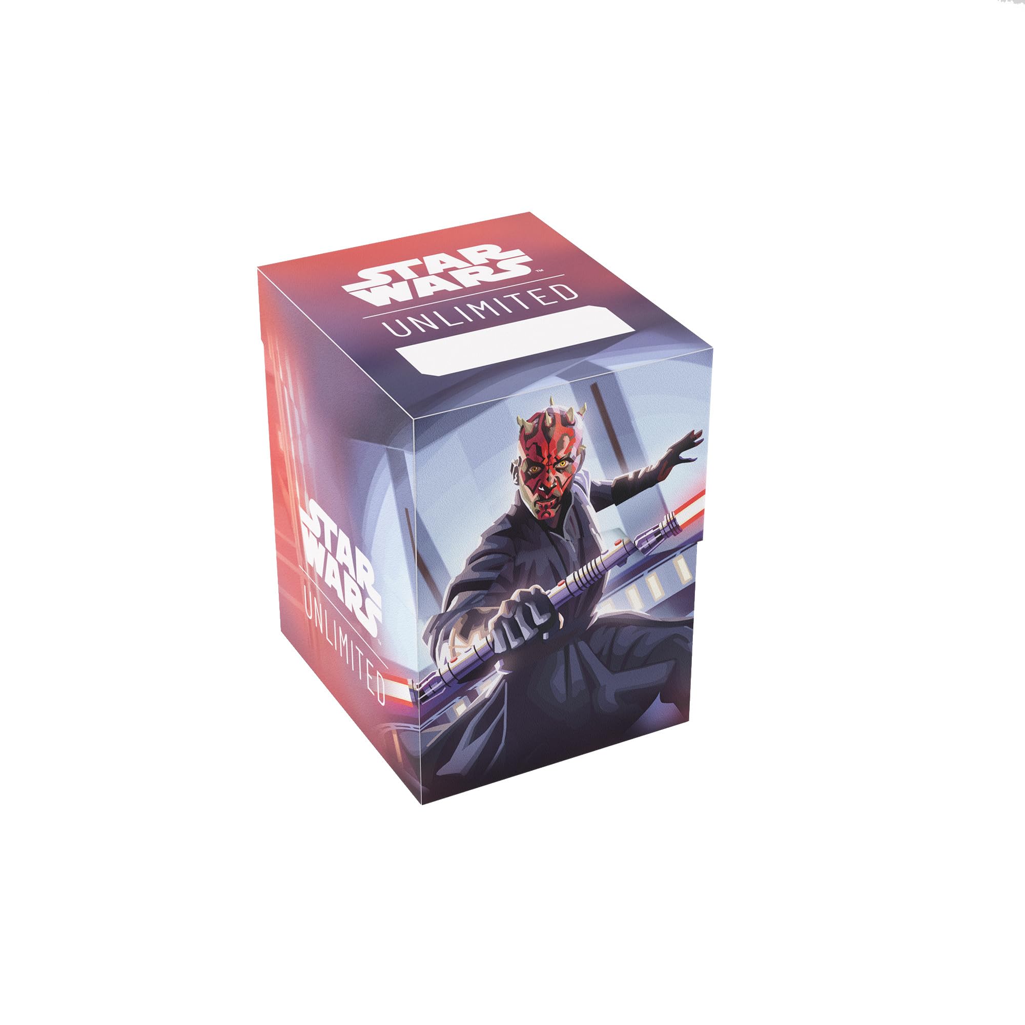 Gamegenic Star Wars: Unlimited Soft Crate Set 5 - Darth Maul | Trading Card Box | Polypropylene 1