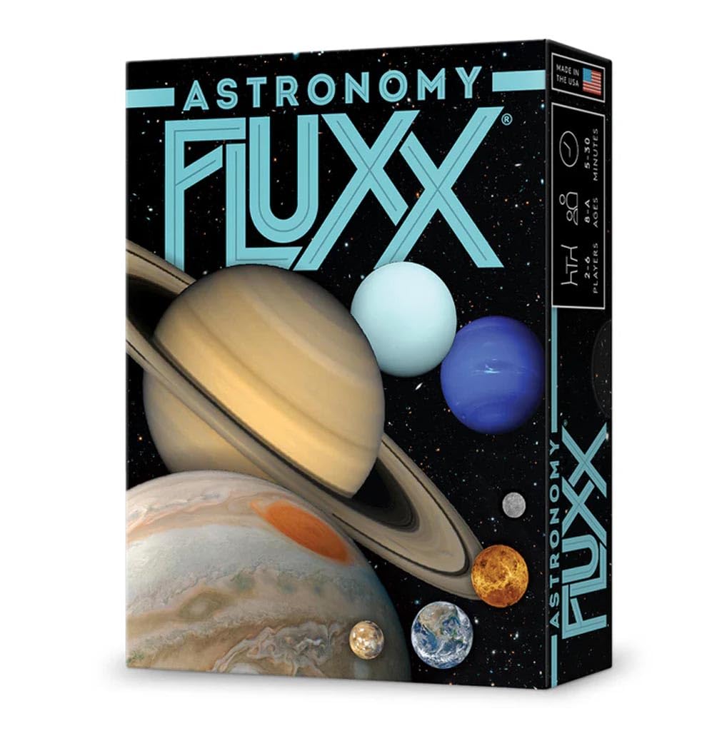 Looney Labs Astronomy Fluxx Board Game | Ages 8+ | 2-6 Players | 5-30 Min Play Time