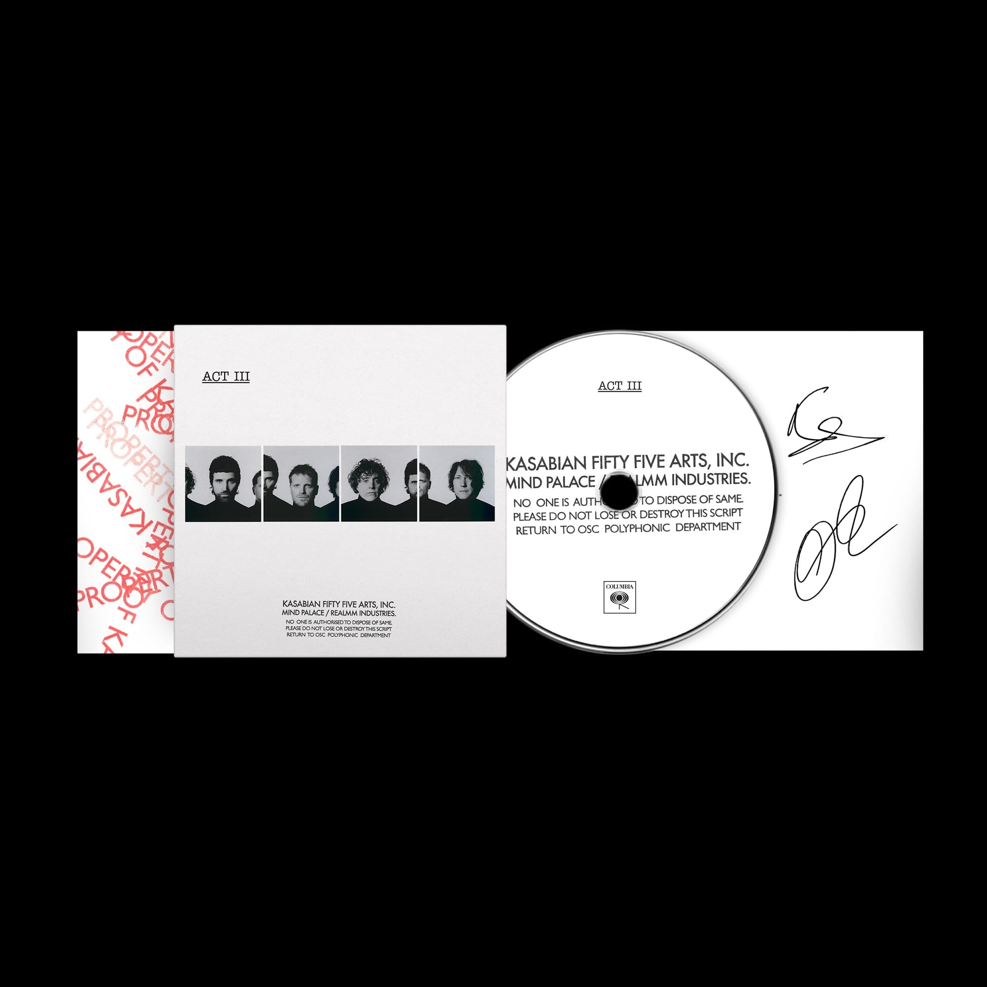 Kasabian - Act III [Limited Signed CD]