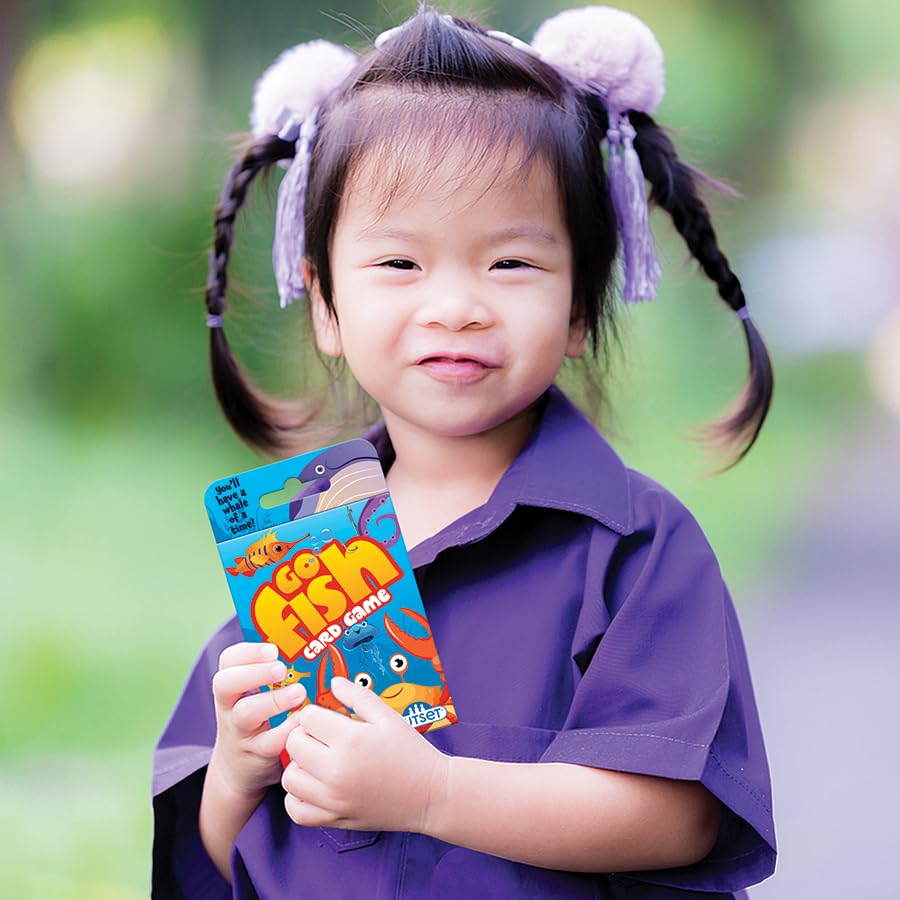 Outset Media Go Fish Card Game - Classic Family Game | 36 Oversized Cards | Multicolor 4