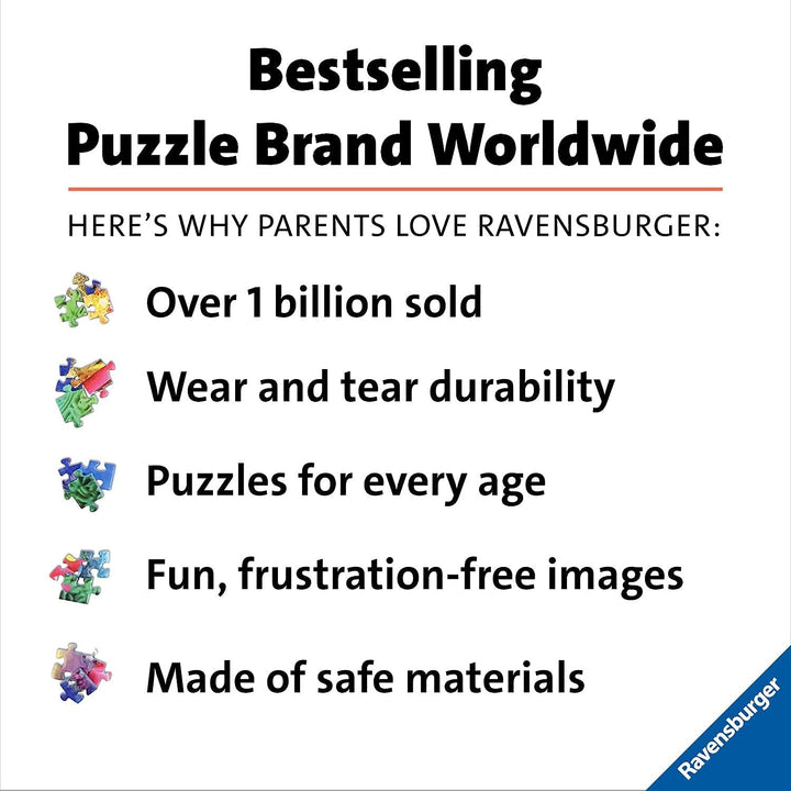 Ravensburger Bluey 4-in-1 Jigsaw Puzzle Set - 12, 16, 20, 24 Piece Puzzles for Kids 3+