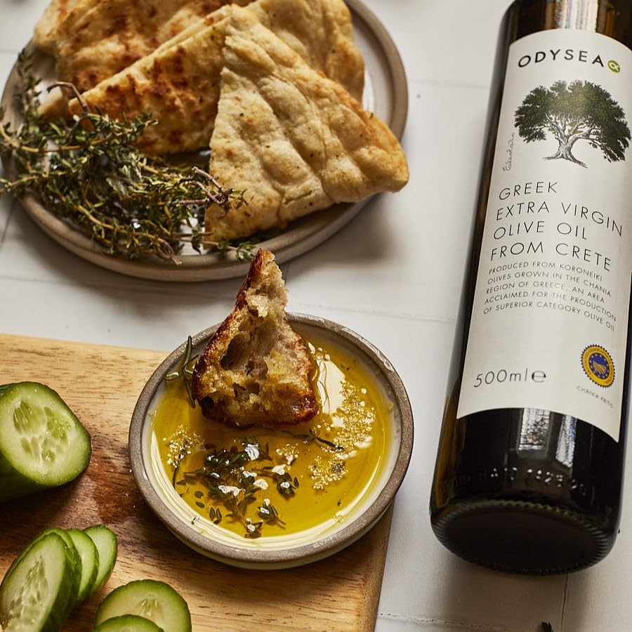Odysea PGI Extra Virgin Olive Oil, Chania, Glass Bottle, 500ml 2
