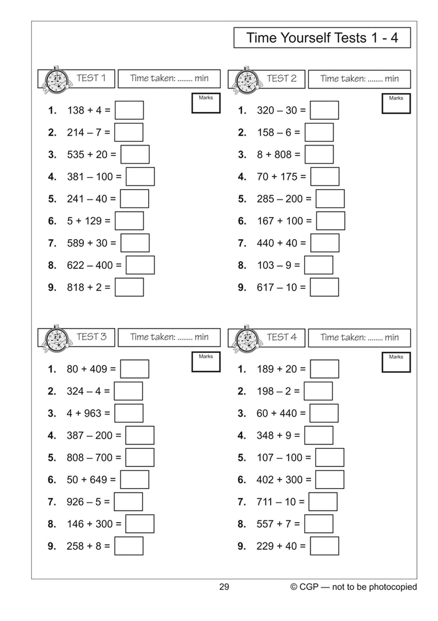 CGP KS2 Mental Maths Workout - Year 3 Study Aid | Paperback | Ages 7-8 4