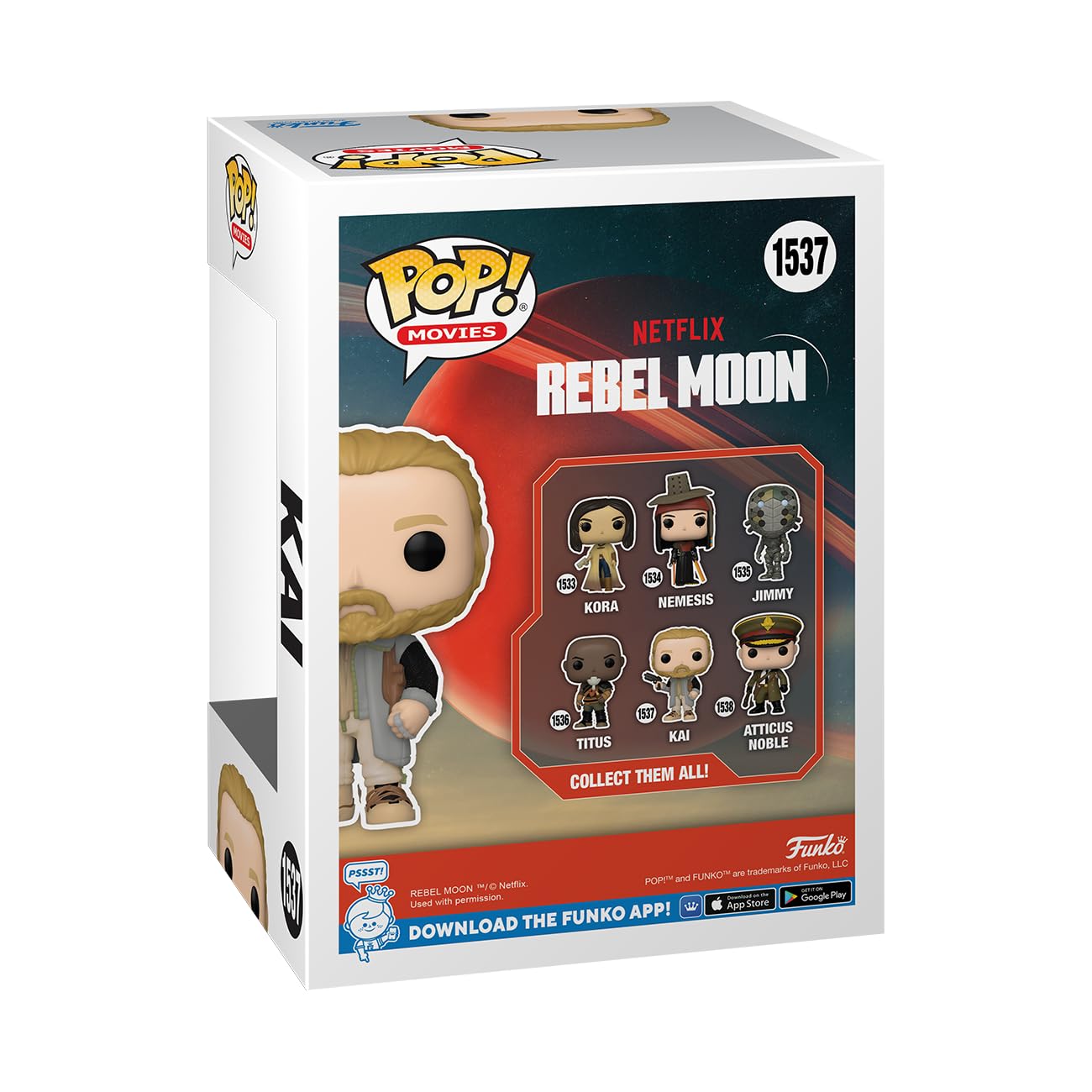 Funko Pop! Movies: Rebel Moon - Kai Vinyl Figure (72626) 3