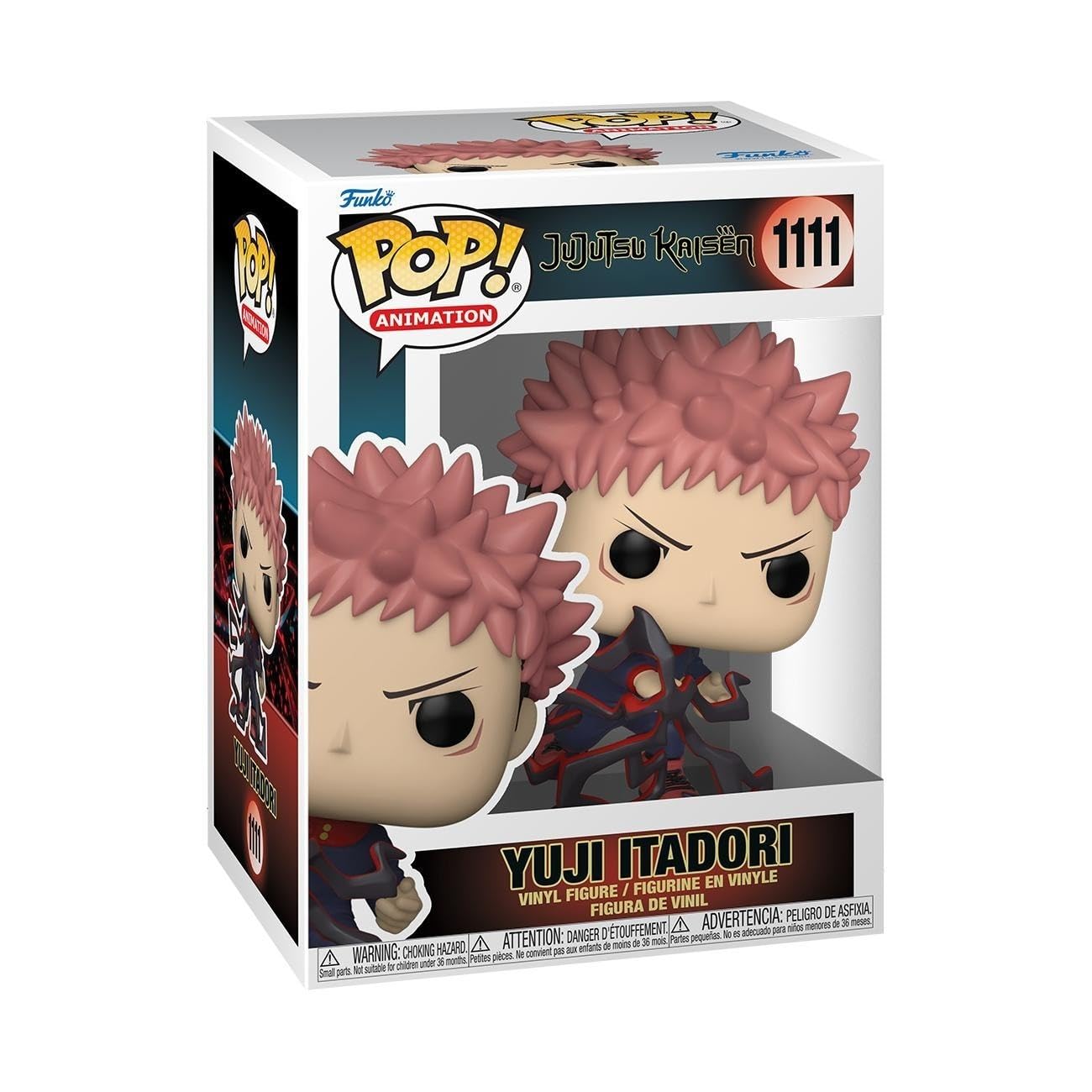 Funko Pop Animation: Jujutsu Kais游戏副本 - Yuji Itadori Glow in the Dark Chase Vinyl Figure 1