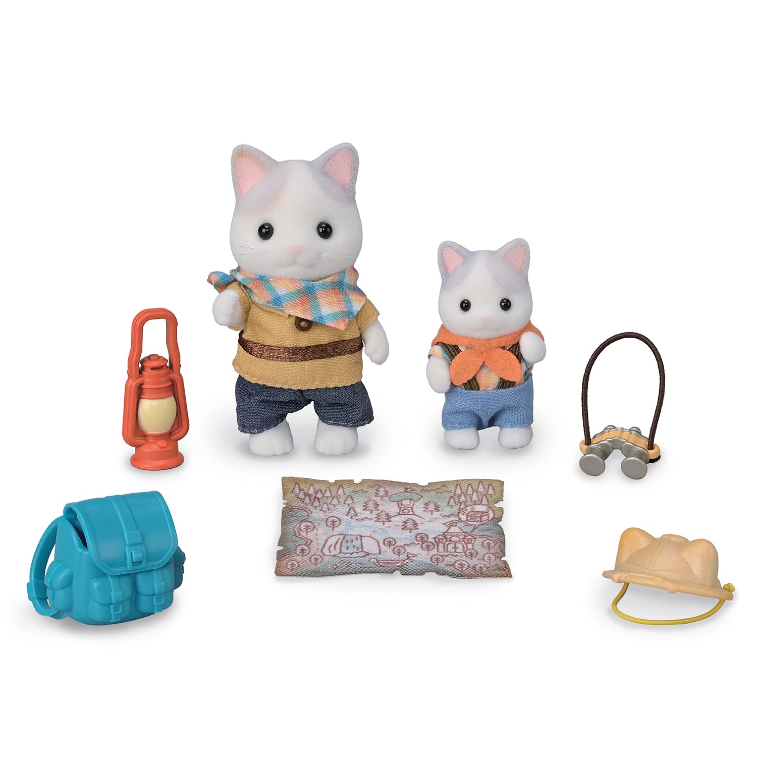 Sylvanian Families 5763 Exciting Exploration Set - Latte Cat Brother & Baby | Ages 3+ 3