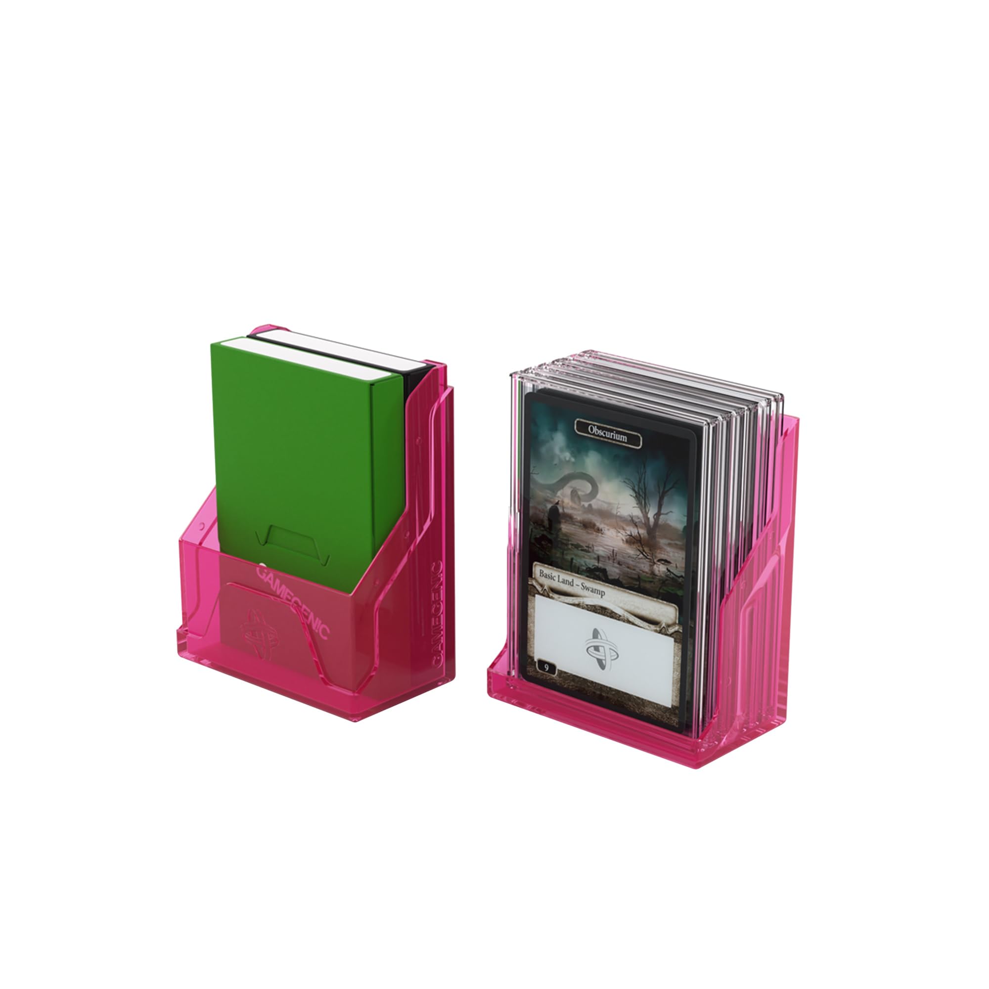 Gamegenic Bastion 50+ XL Deck Box - Compact, Secure Storage | Pink Plastic | 110g 4