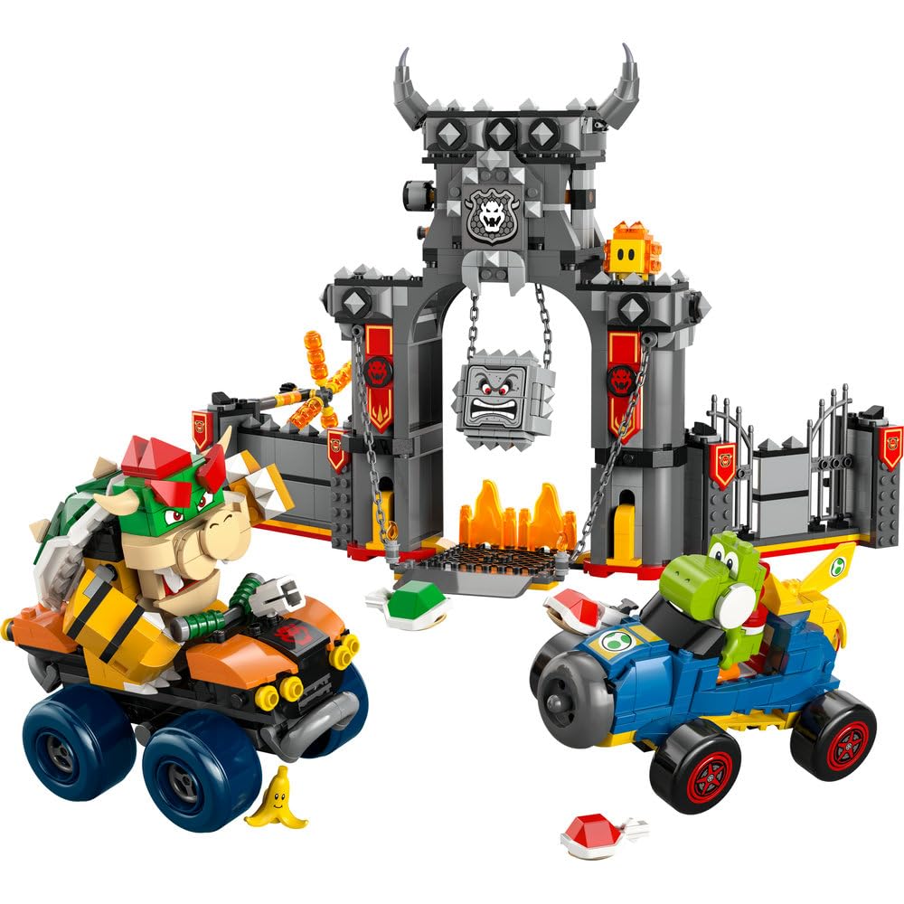 LEGO Super Mario: Mario Kart – Bowser's Castle Playset - Interactive Building Toy for Ages 9+ 2