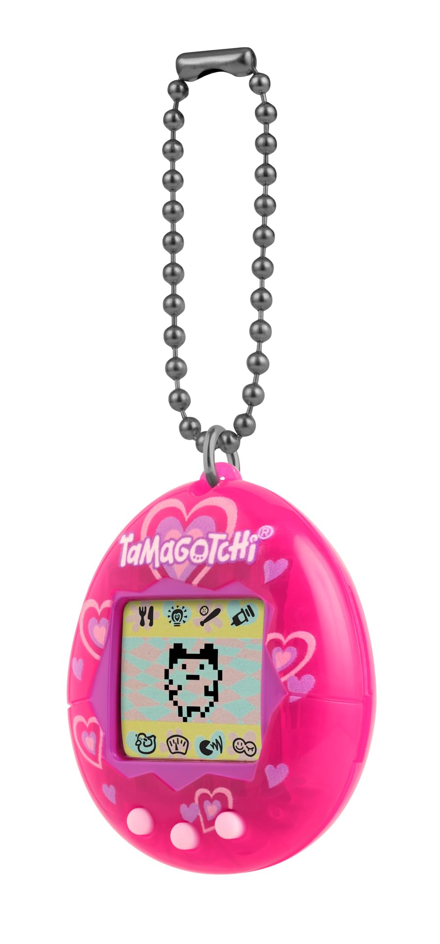 Bandai Tamagotchi Original Lots of Love Shell - Retro Electronic Pet Toy for Kids & Adults 17