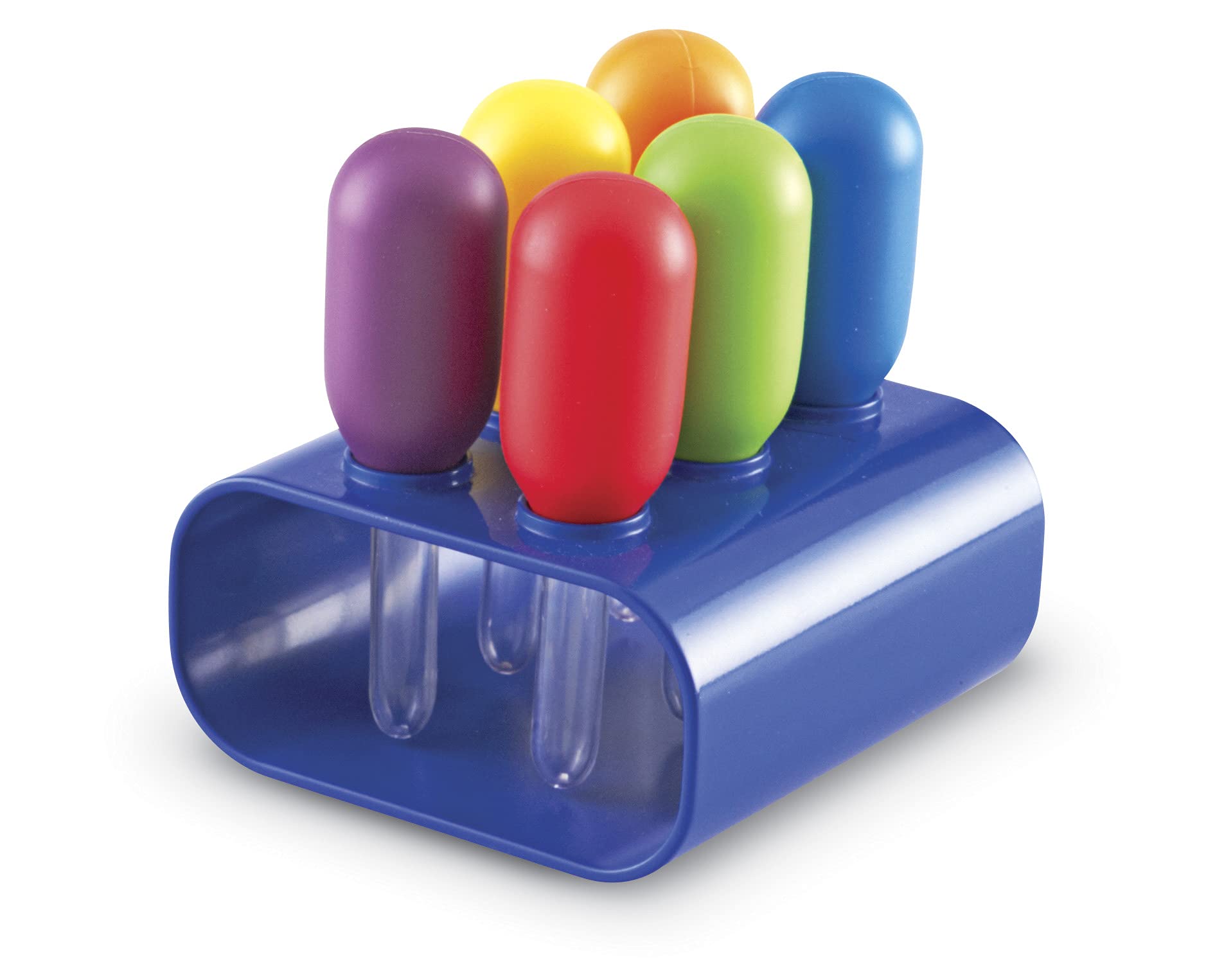 Learning Resources Jumbo Colorful Eyedroppers - Set of 6 with Stand | Ages 3+ | Motor Skills 4