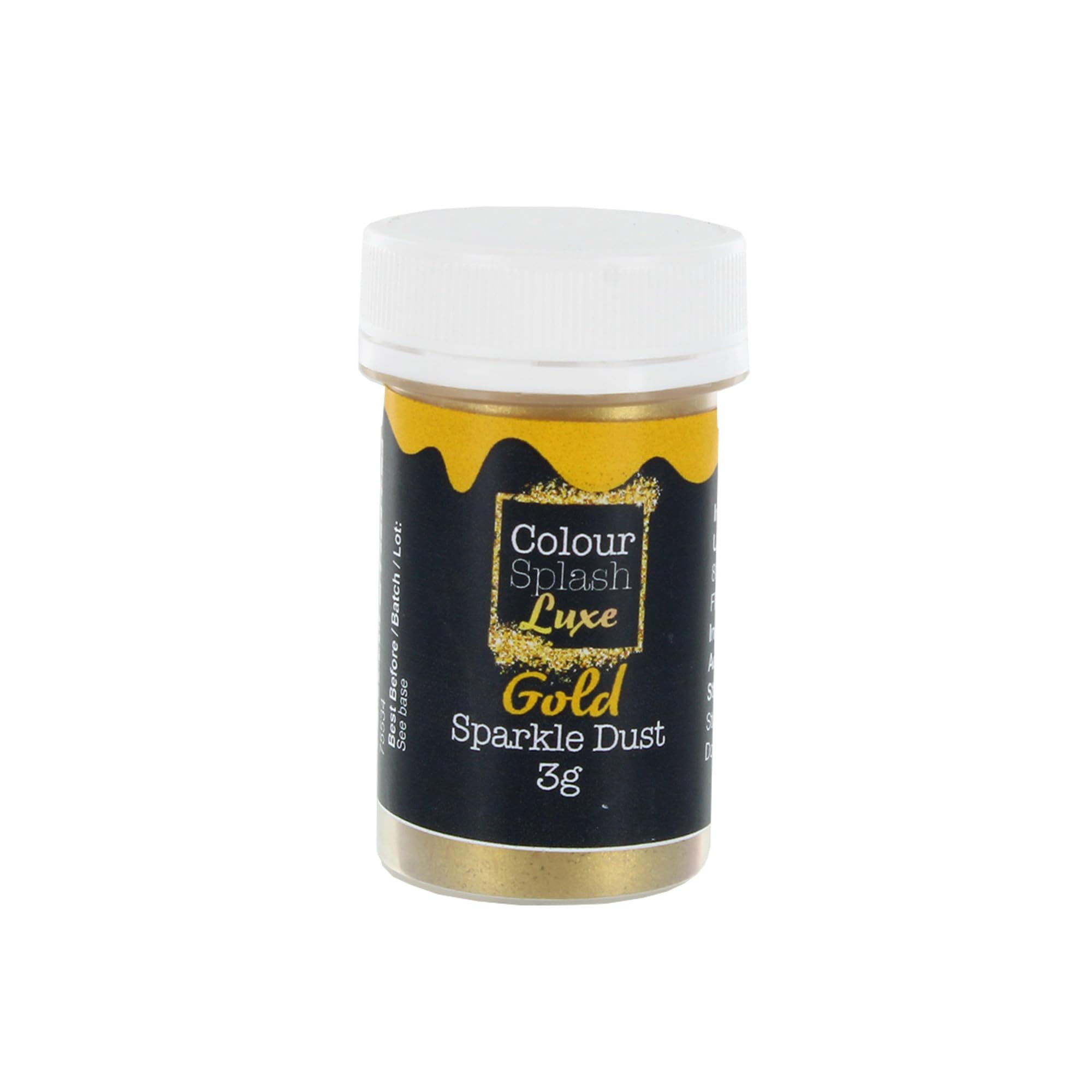 Colour Splash Luxe Gold Sparkle Dust - Edible Glitter Powder for Cake Decorating & Baking 1