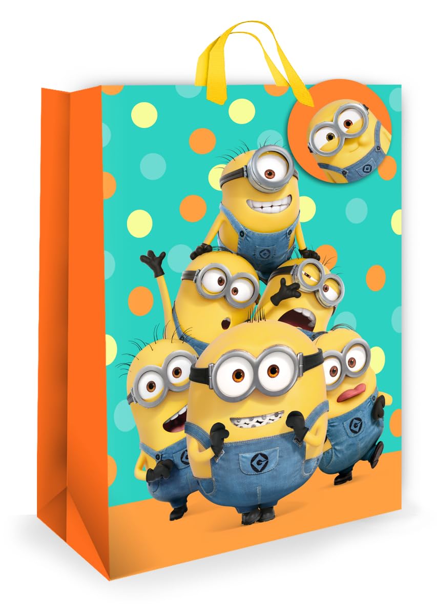 Danilo Promotions LTD Despicable Me Minions Medium Gift Bag | Birthday Occasion | Paper