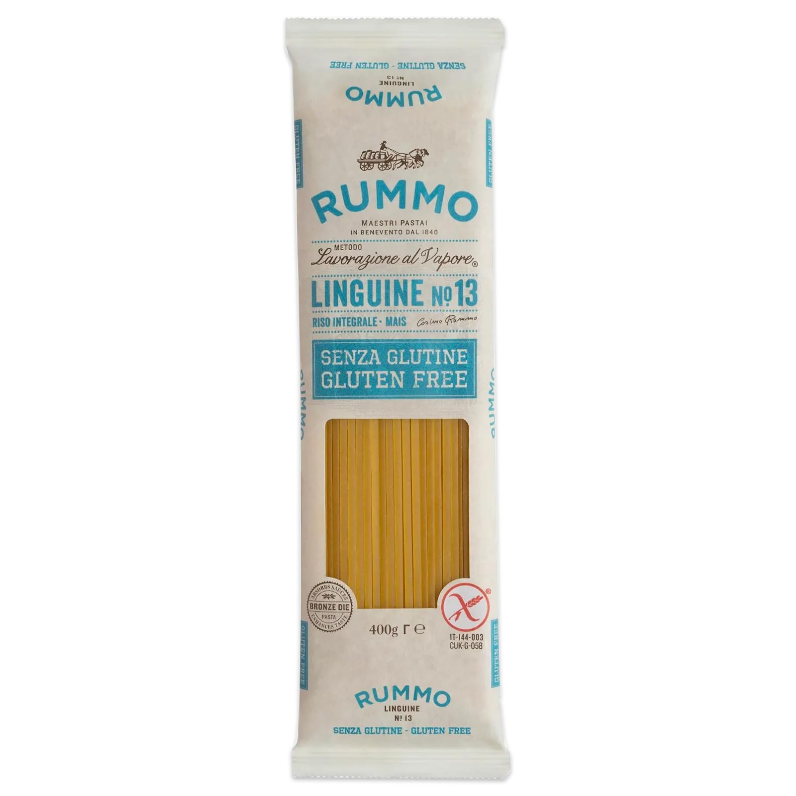 Rummo - Gluten Free Linguine No.13 Italian Long-Strand Pasta 400g 1