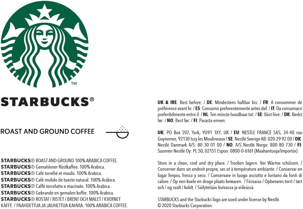 STARBUCKS Veranda Blend Blonde Roast Ground Coffee, 200g (Pack of 6) 4