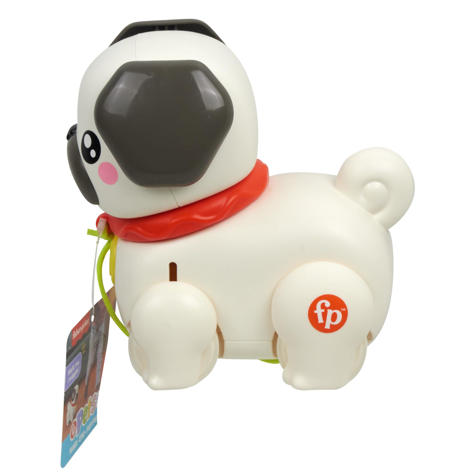 Fisher-Price FP Pets Walk-The-Pup-Pug Pull-Along Toy - Ages 12 Months+ 7