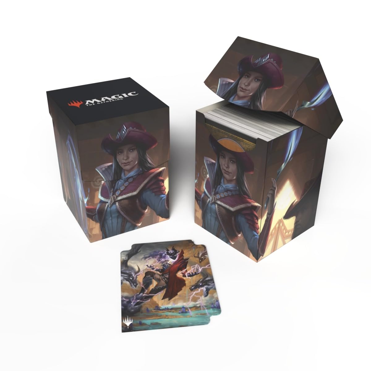 Ultra Pro Outlaws of Thunder Junction - Stella Lee Wild Card 100+ Deck Box for Magic: The Gathering