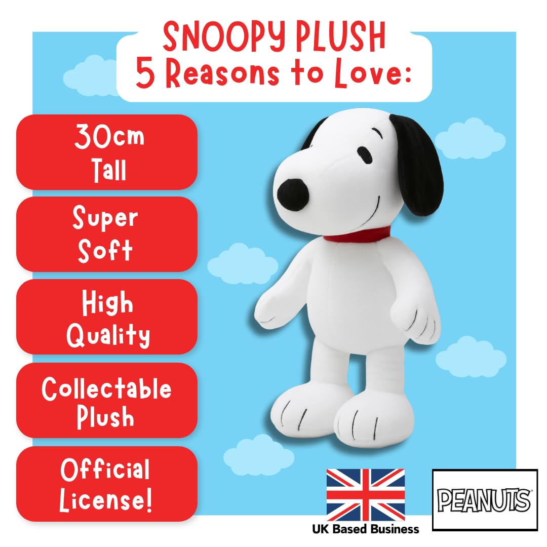 Snoopy Plush Teddy Toy – 12inch Official Peanuts Soft Stuffed Animal
