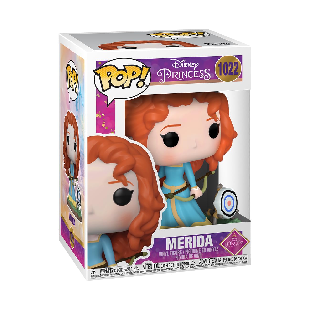 Funko Pop! Disney Princesses - Merida Vinyl Figure with Bow & Archery Target 8