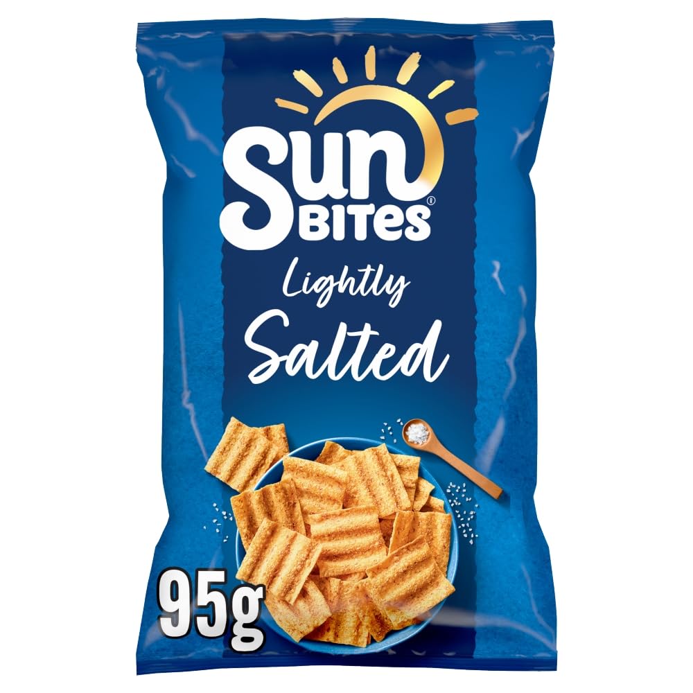 Sunbites Wholegrain Snack Lightly Salted Crisps 95g (Pack of 12) 1