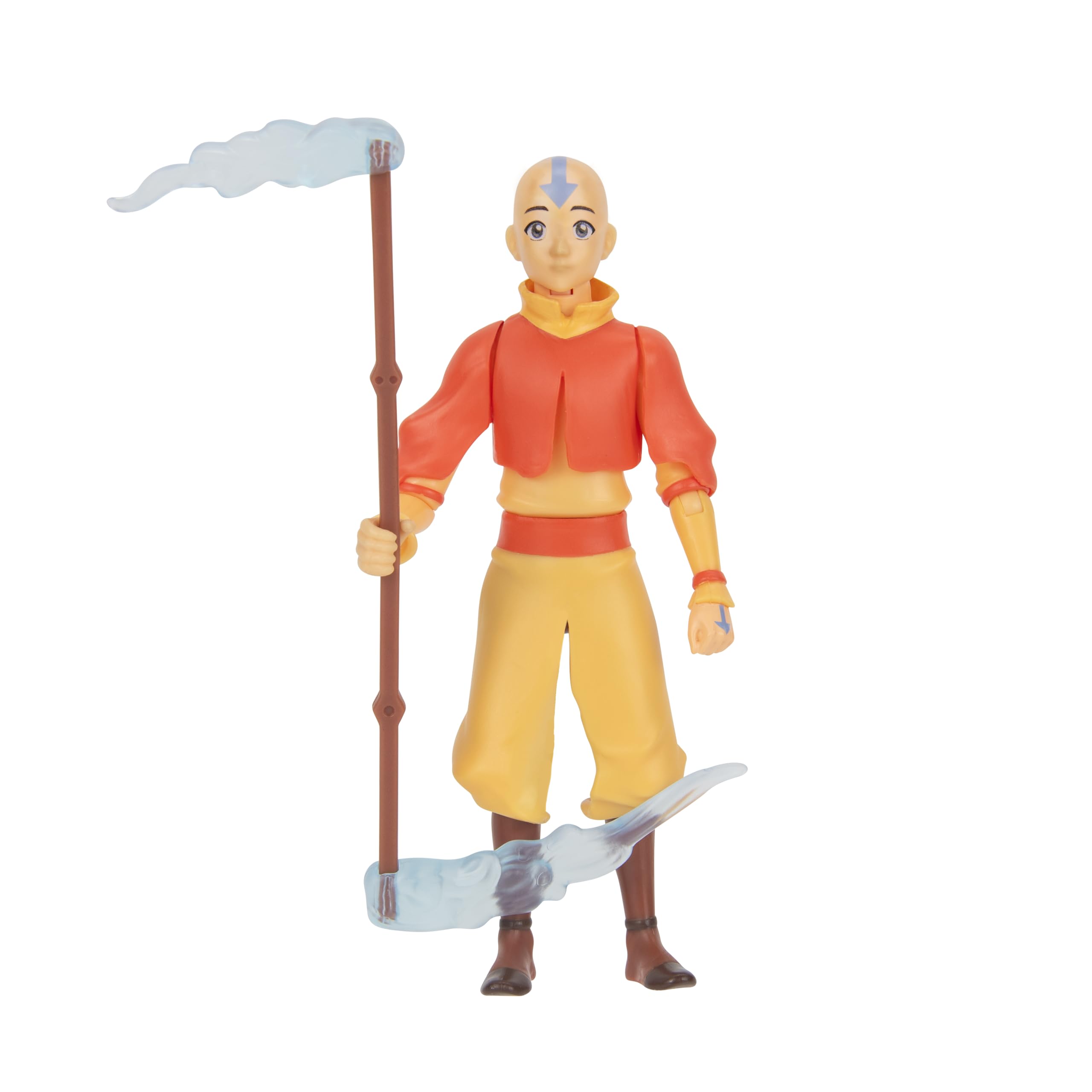 Jazwares Avatar: The Last Airbender Aang (Book One) 4.5-Inch Action Figure | 14 Points of Articulation 1