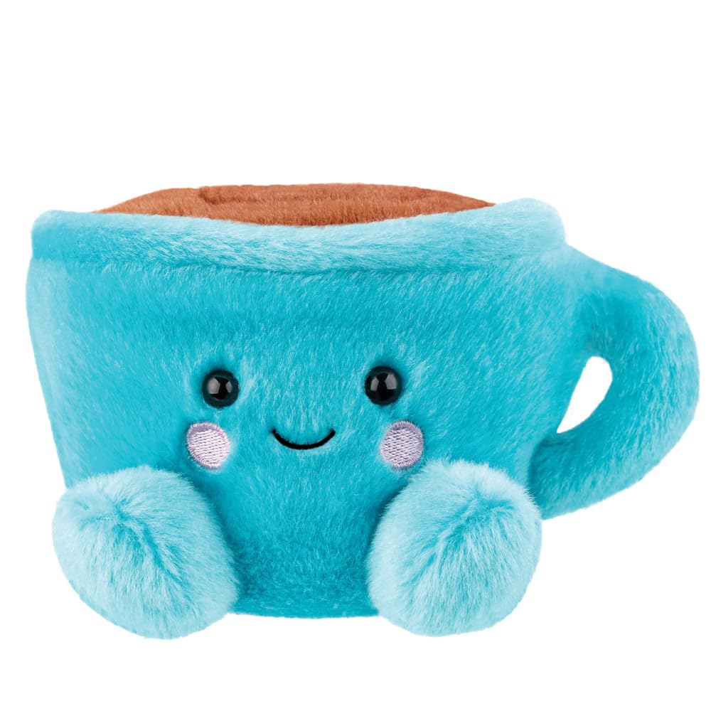 Aurora Palm Pals Toby Teacup 5" Soft Toy - Blue, Collectible Plush for All Ages 1