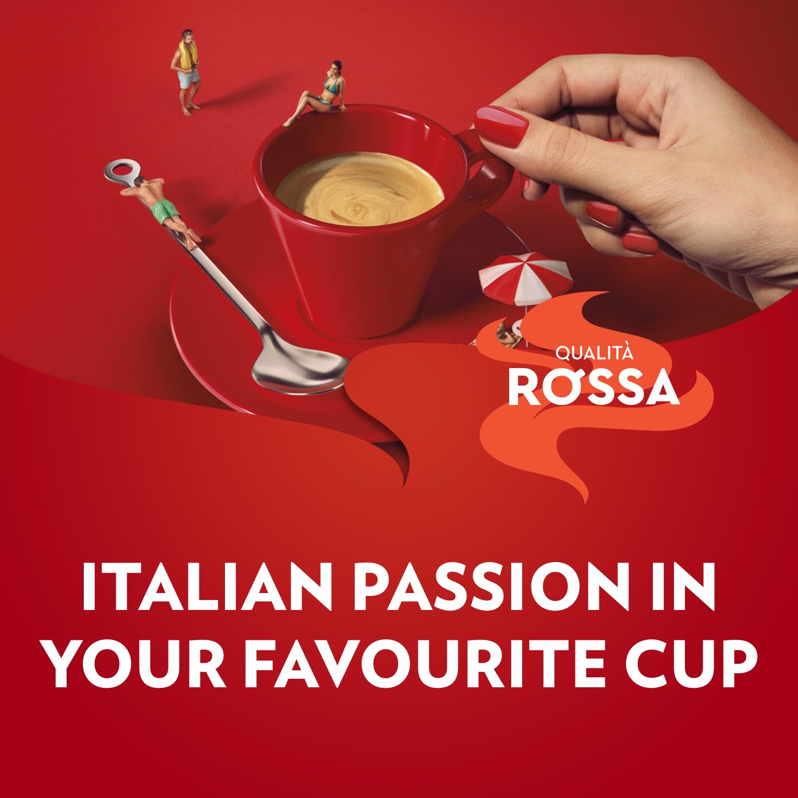 Lavazza Qualità Rossa Ground Coffee - Rich & Full-Bodied | Medium Roast | 1 kg 2