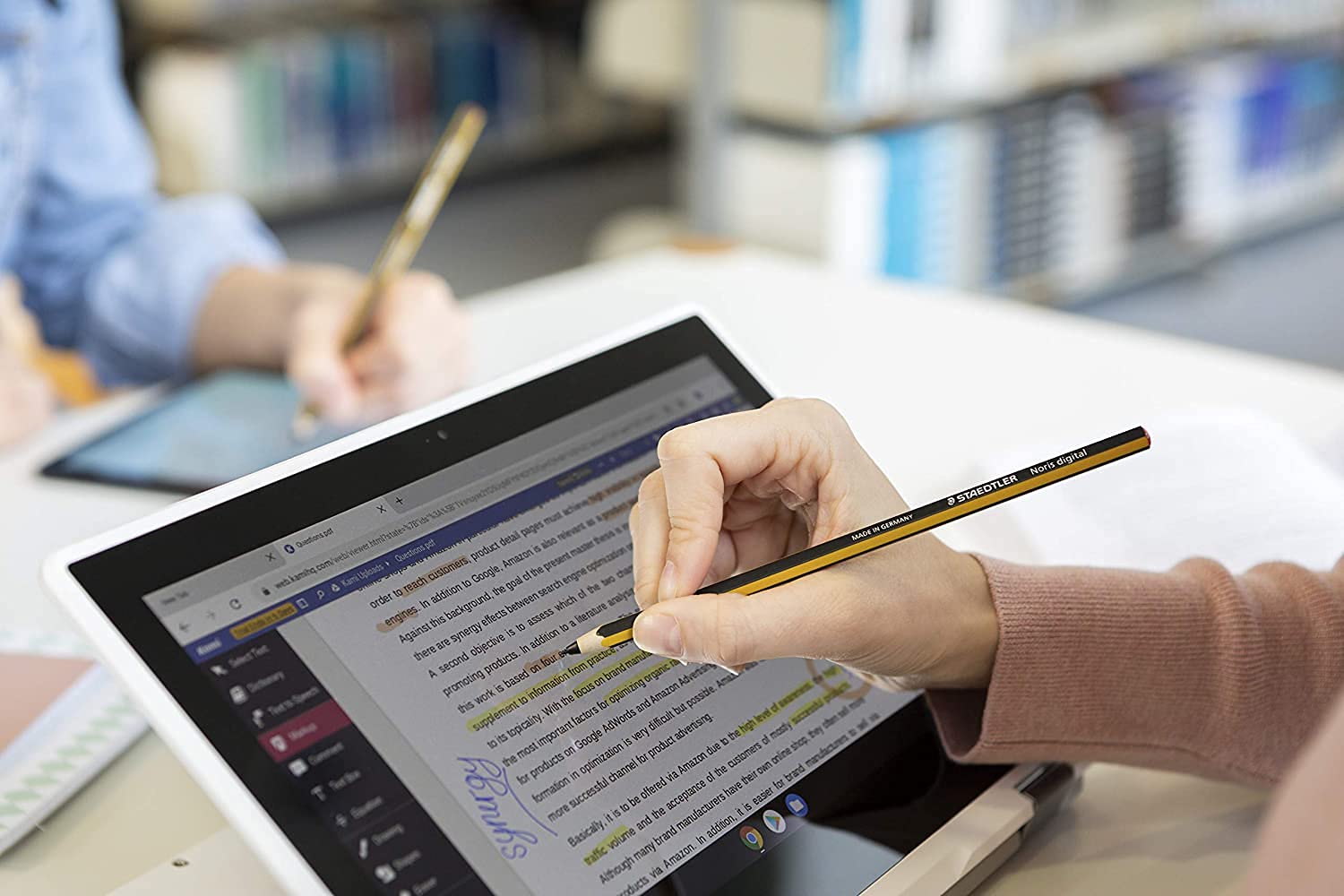 STAEDTLER Noris Classic Digital Stylus Pen - 4,096 Pressure Levels | EMR Palm Rejection | No Charging 6