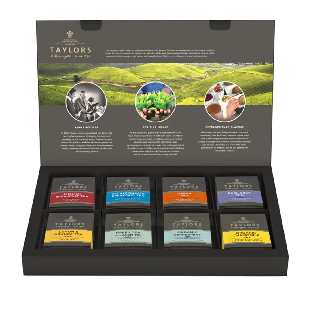 Taylors of Harrogate Assorted Speciality Teas Selection Gift Box - 8 Flavour Variety Pack 4