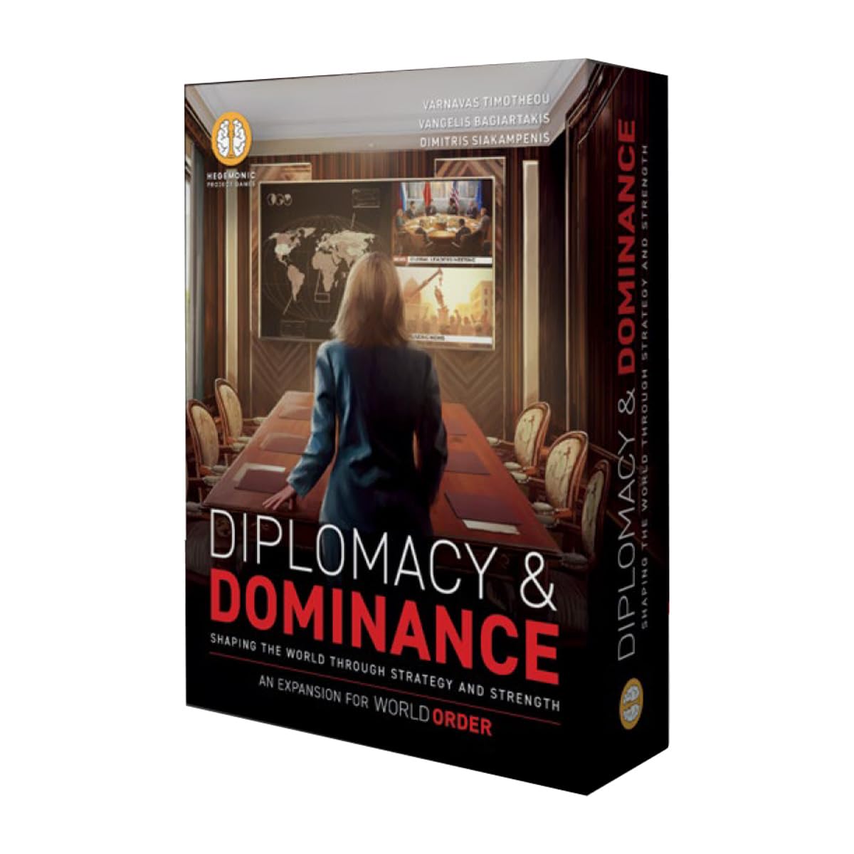 Hegemonic World Order: Diplomacy & Dominance Expansion - Strategy Board Game | 1-4 Players | Ages 14+