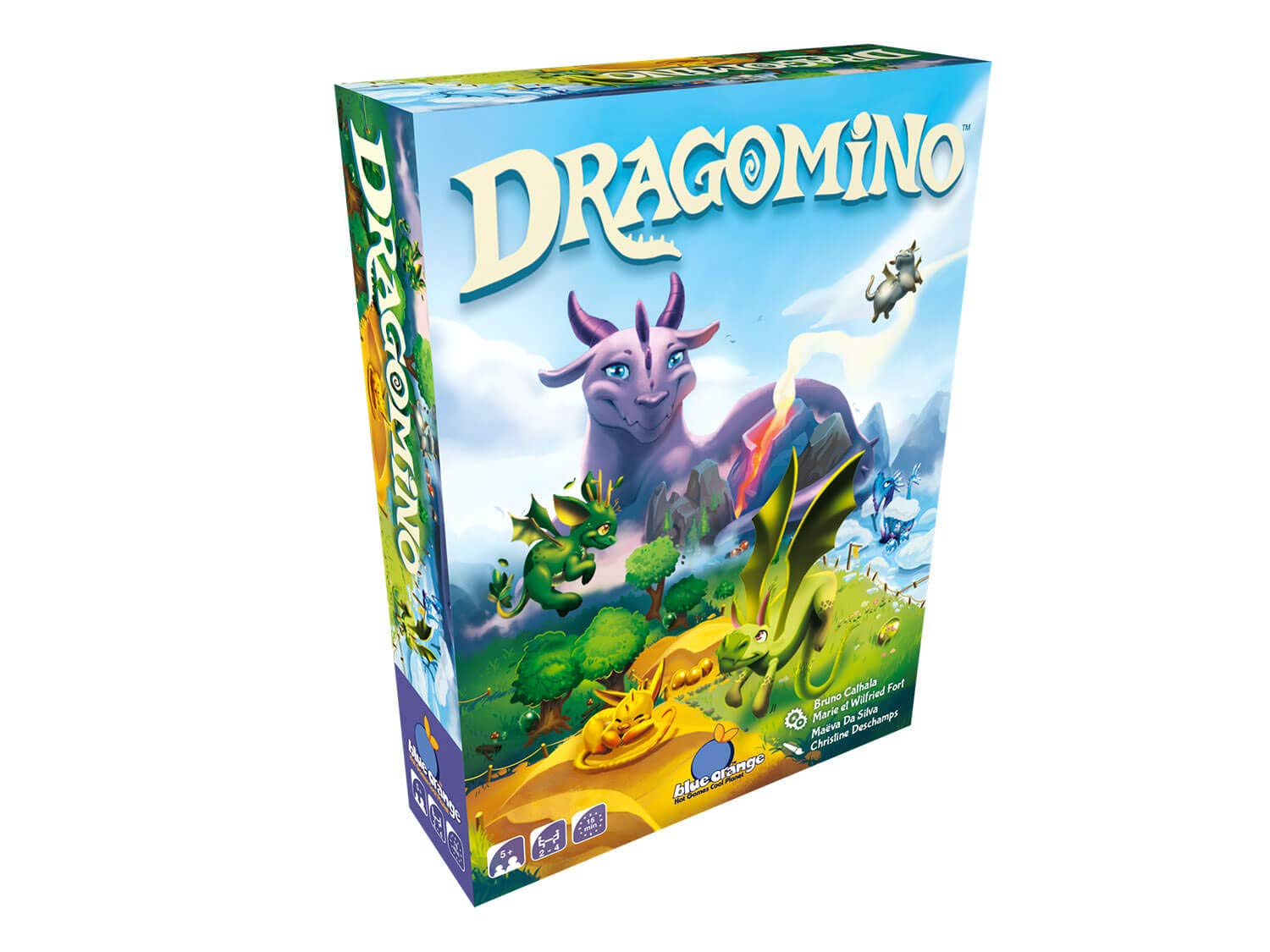 Coiledspring Games Dragomino - Kids Edition Board Game | Ages 5+ | 2-4 Players | 15 Minutes