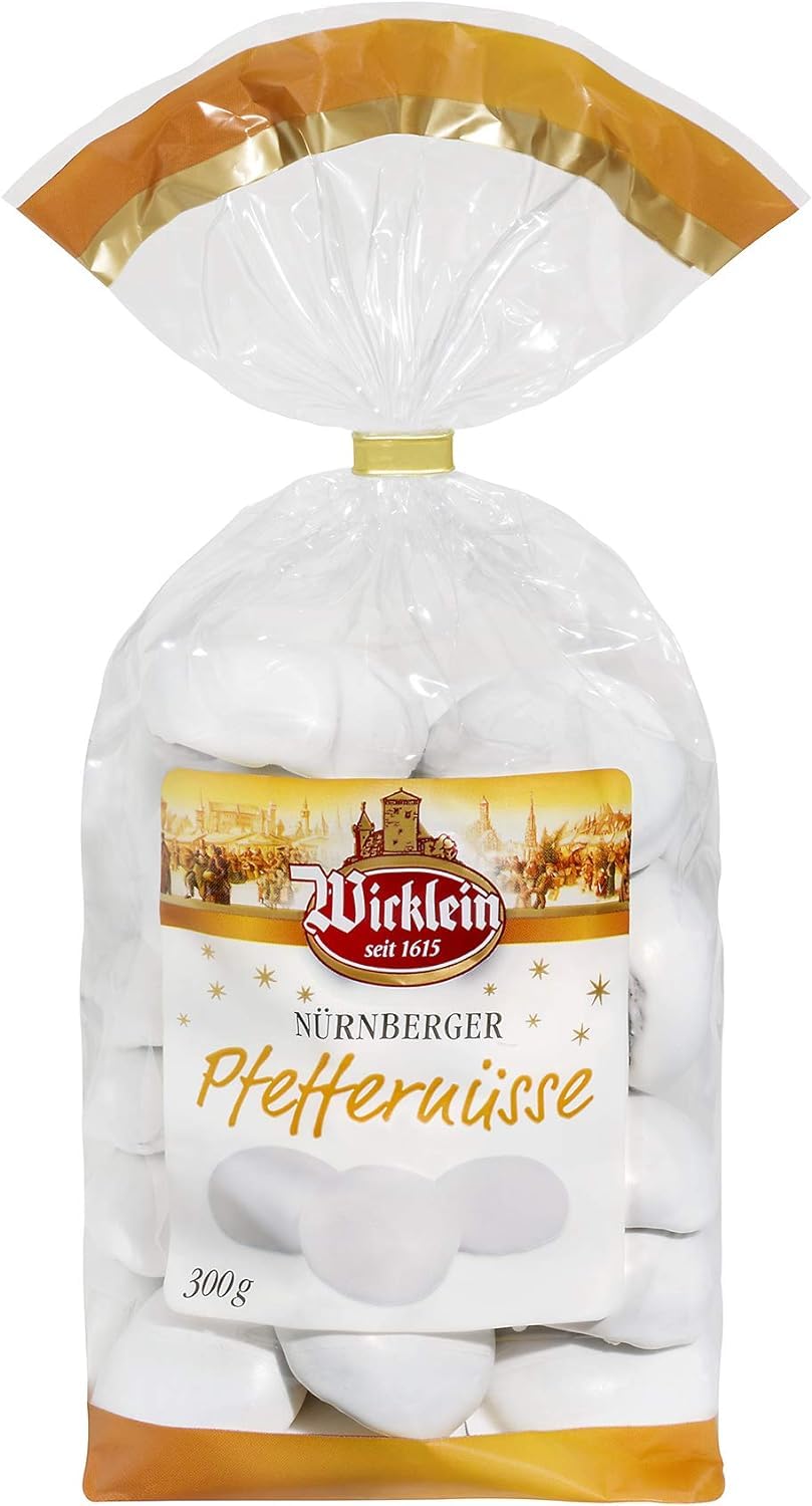 Wicklein Pfeffernusse Gingerbread Biscuits 300g - Spiced Christmas Cookies with Sugar Icing 3