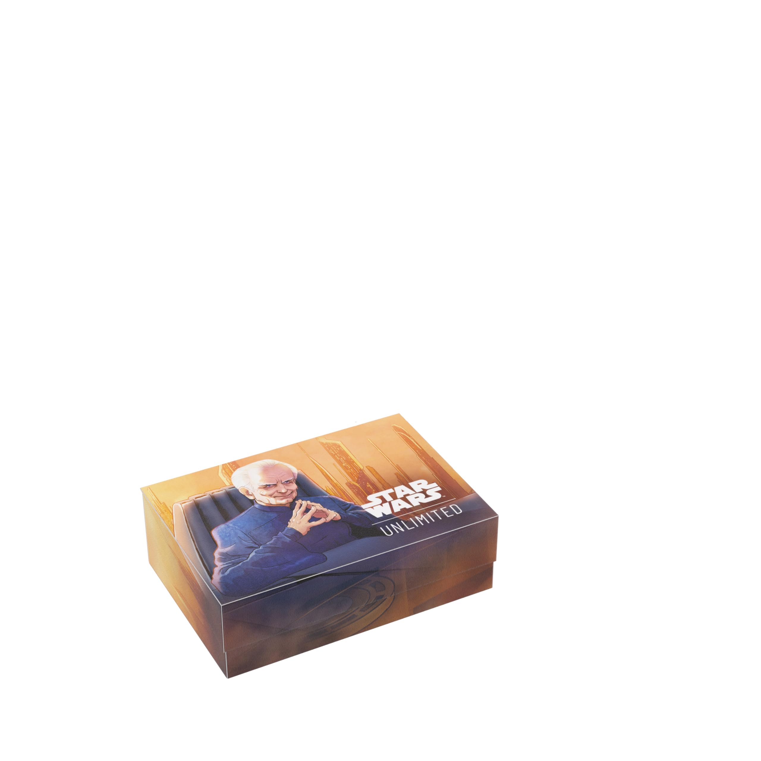 Gamegenic Star Wars: Unlimited Soft Crate - Palpatine/Padme | Trading Card Deck Box