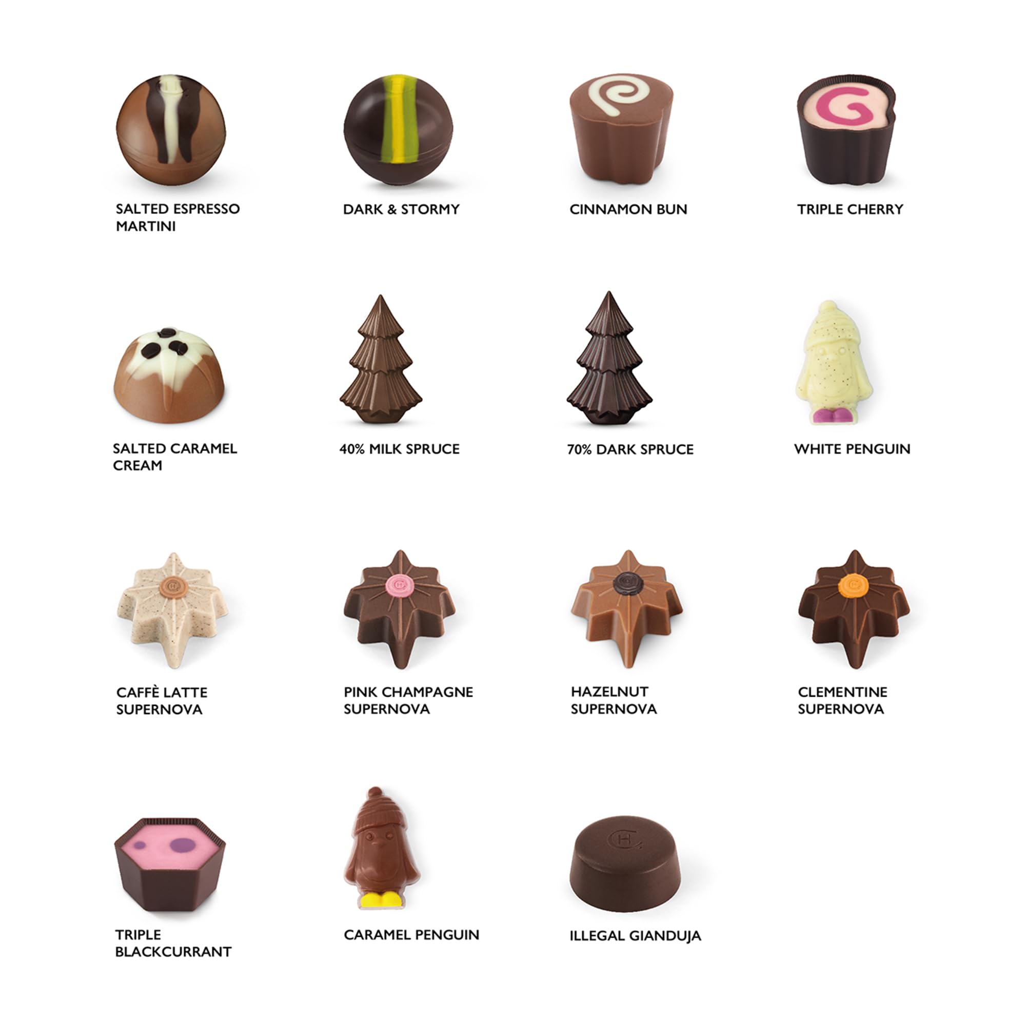Hotel Chocolat Classic Christmas Sleekster - 28 Assorted Chocolates 2024 Edition 2