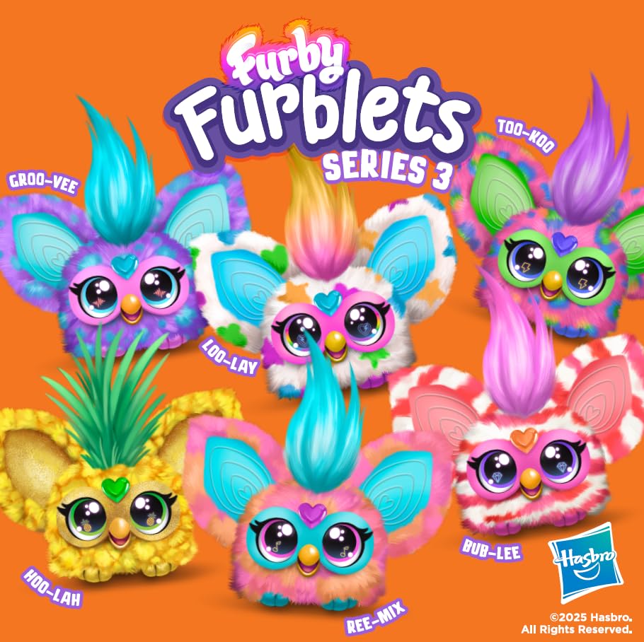 Furby Bub-Lee K-Pop Mini Electronic Plush Toy with Sound & Keychain 12