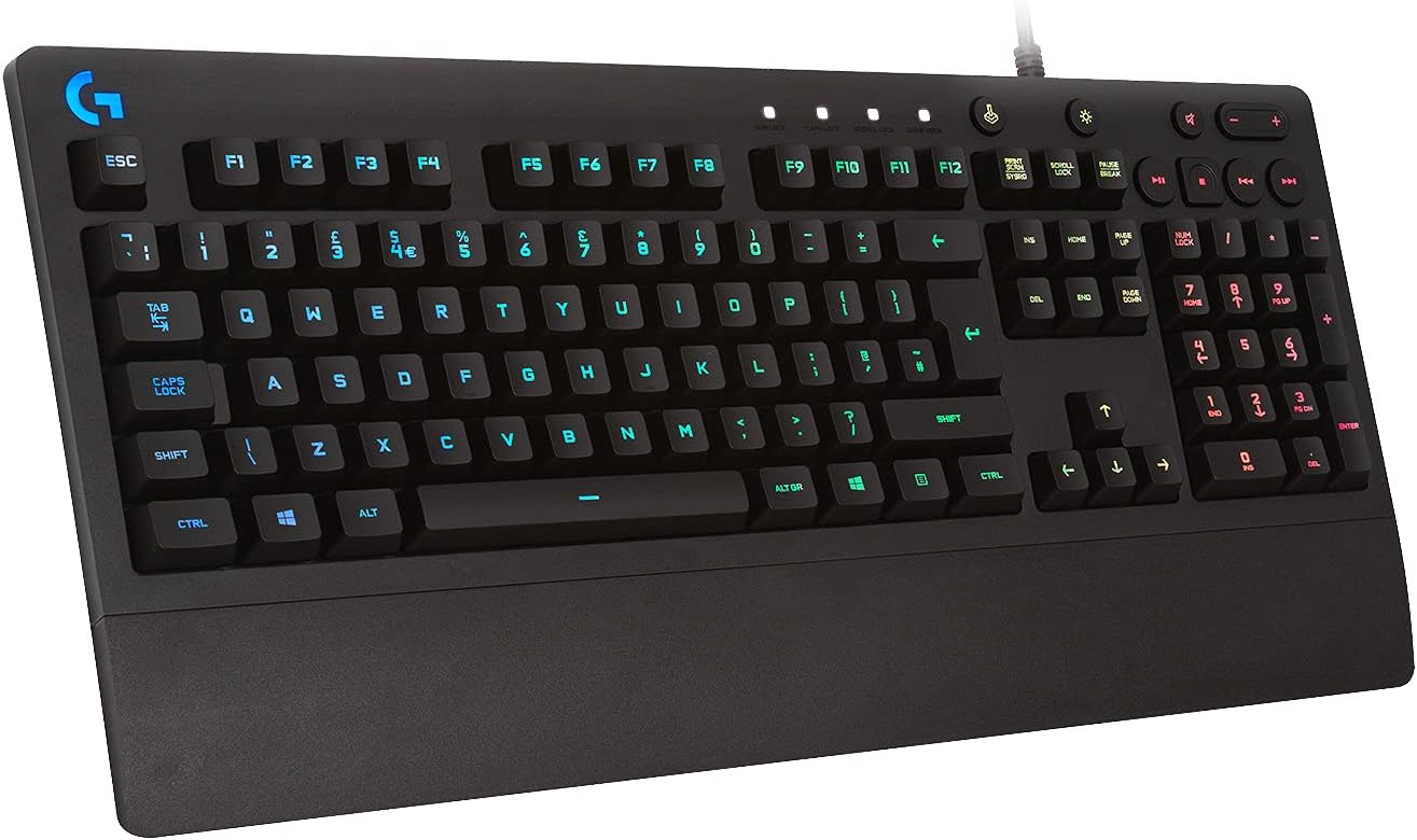 Logitech G213 Prodigy Gaming Keyboard - Black USB QWERTY US Layout for PC/Mac