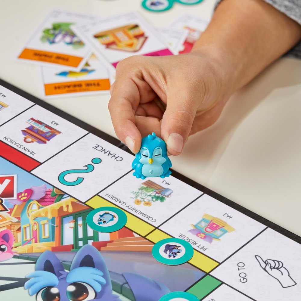 Monopoly Junior Board Game, 2-Sided Gameboard, 2 Games in 1 5