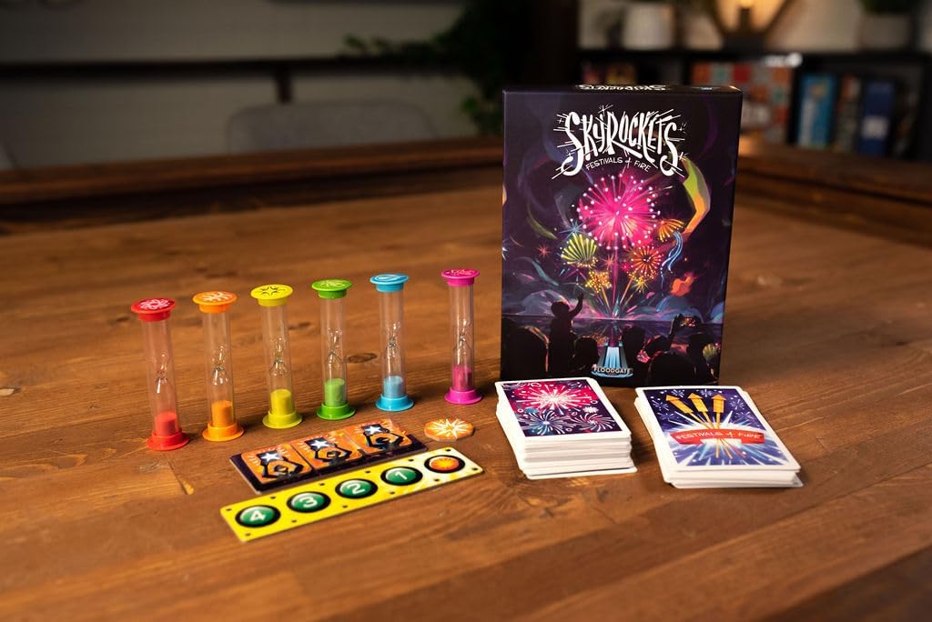 Floodgate Games Skyrockets: Festivals of Fire Card Game - English Version 4