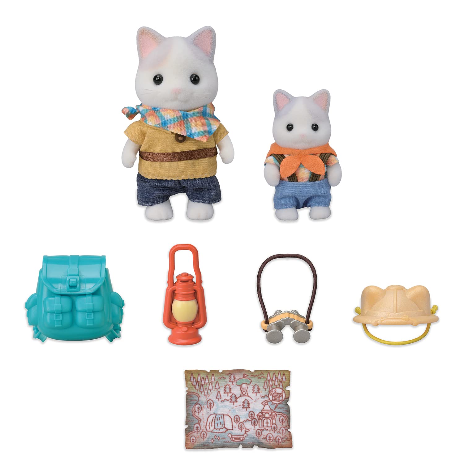 Sylvanian Families 5763 Exciting Exploration Set - Latte Cat Brother & Baby | Ages 3+