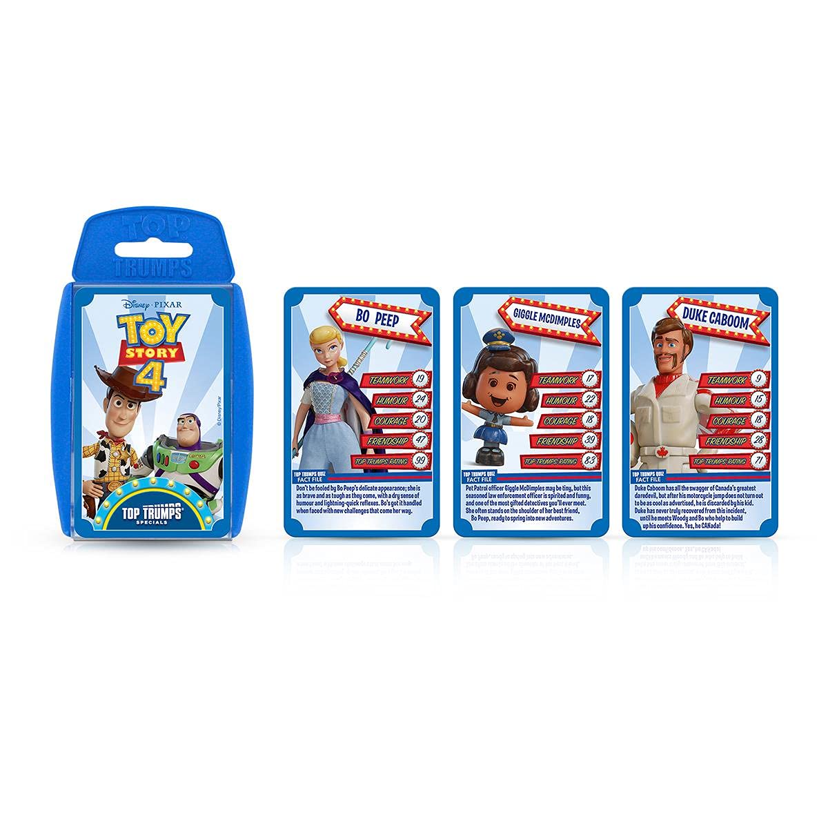 Top Trumps Disney Pixar Toy Story 4 Specials Card Game, play with Woody, Buzz, Forky, Mr Potato Head, Duke Caboom and Bo Peep, gifts and toys for boys and girls aged 6 plus 2