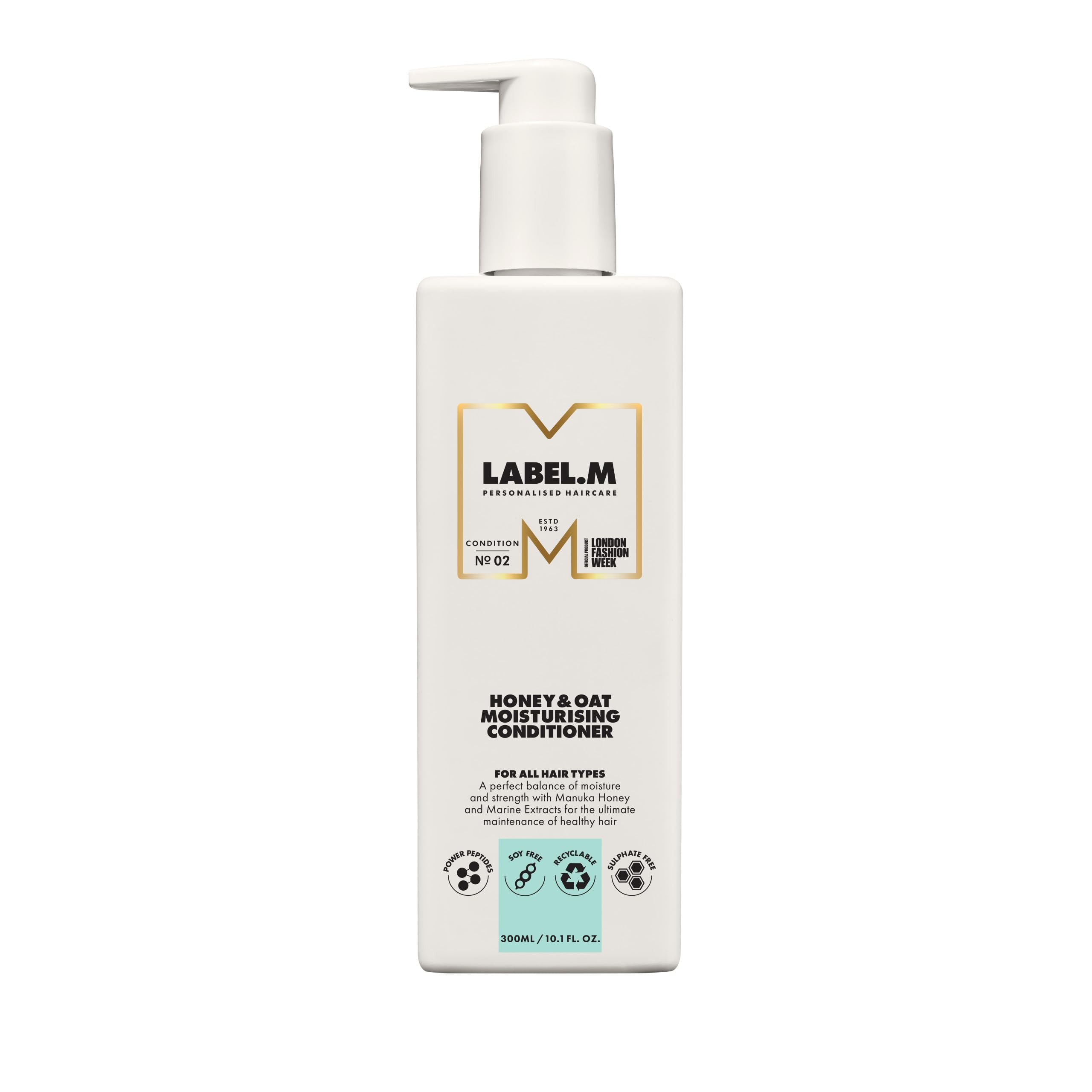label.m Honey & Oat Moisturising Conditioner - Nourishes & Repairs | 300ml
