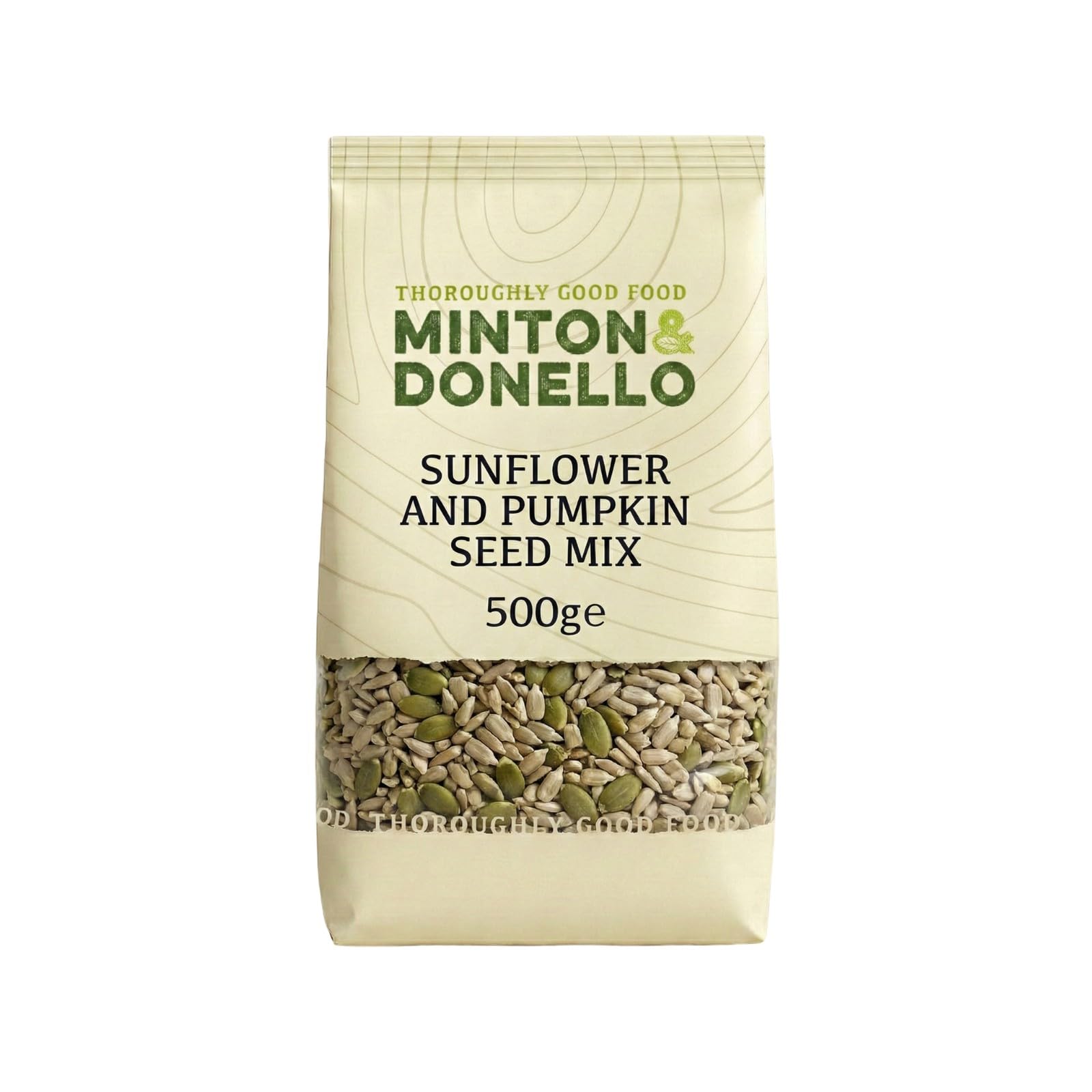 Minton & Donello Sunflower & Pumpkin Seed Mix - Nutrient-Rich Blend | 500g Pack