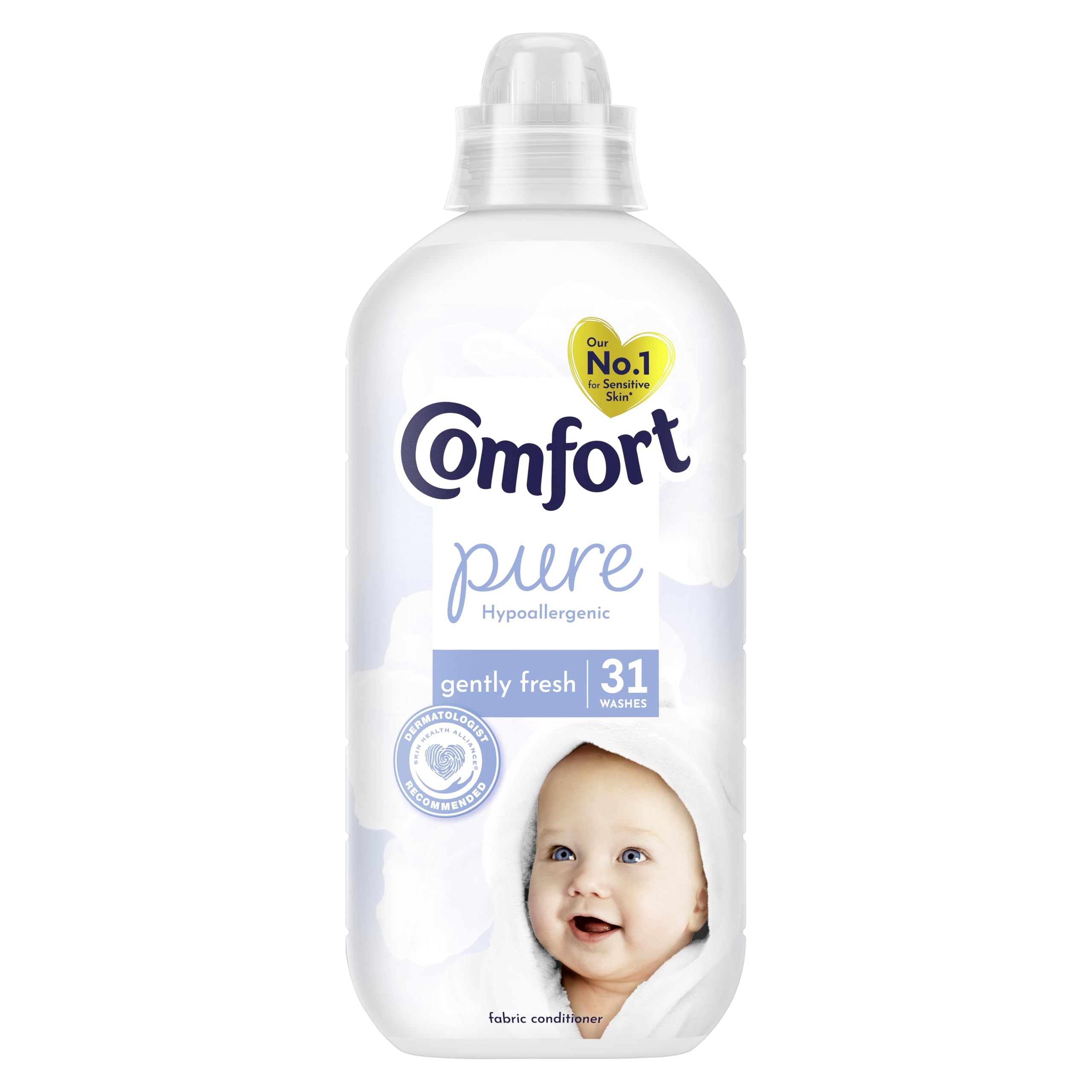 Comfort Pure Hypoallergenic Fabric Conditioner - Dermatologist Recommended for Sensitive Skin 1