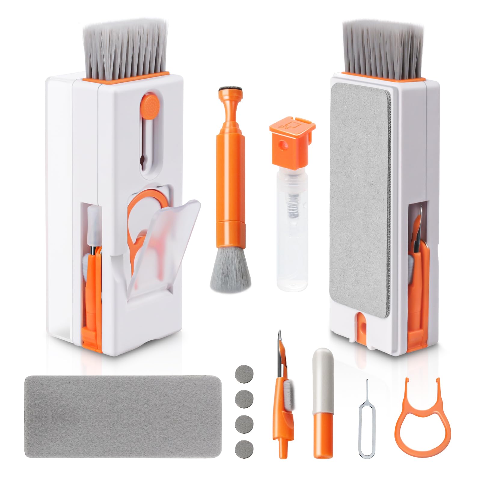 Alyvisun 11 in 1 Multifunctional Keyboard Cleaning Kit for Electronics | Orange