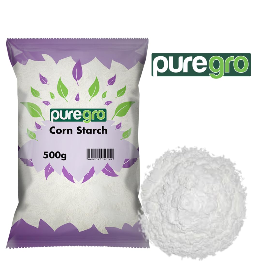 Puregro Corn Starch - Premium Quality Thickener for Cooking and Baking | 500g Powder 3