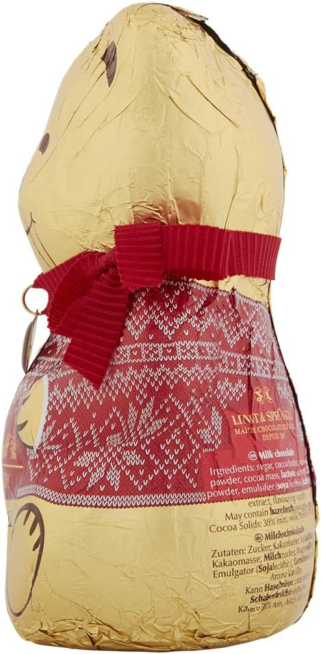 Lindt - Teddy with Christmas Jumper Hollow Chocolate Figure (200 g) 10