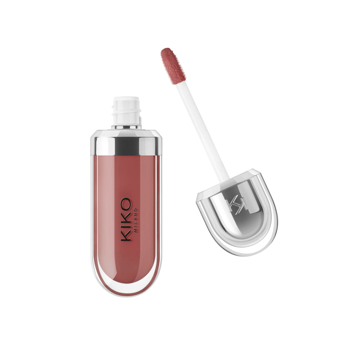 KIKO Milano 3D Hydra Lipgloss 21 - Softening Lip Gloss, 6.5 ml, Brown Rose