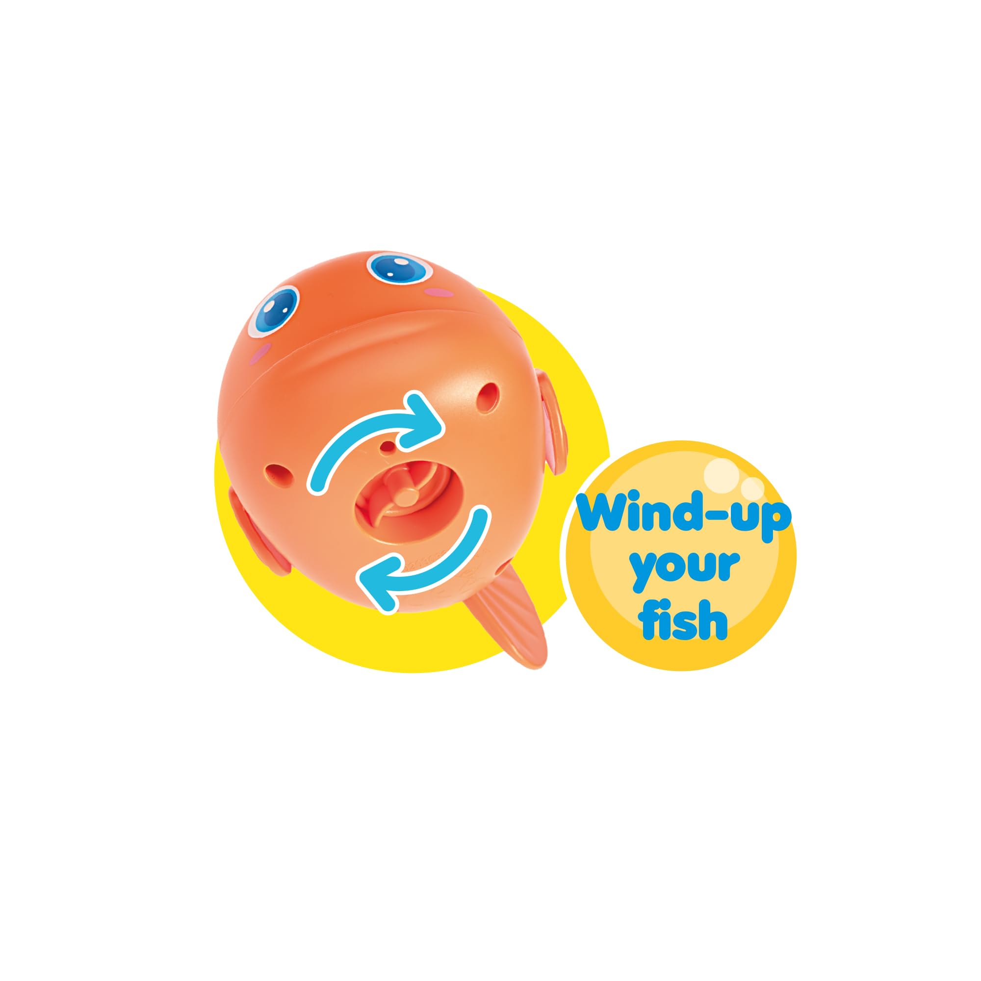 Bath Pop Magnetic Catch A Fishy Set - Floating Magnetic Fishing Game | 3 Wiggling Fish | Ages 3+ 2