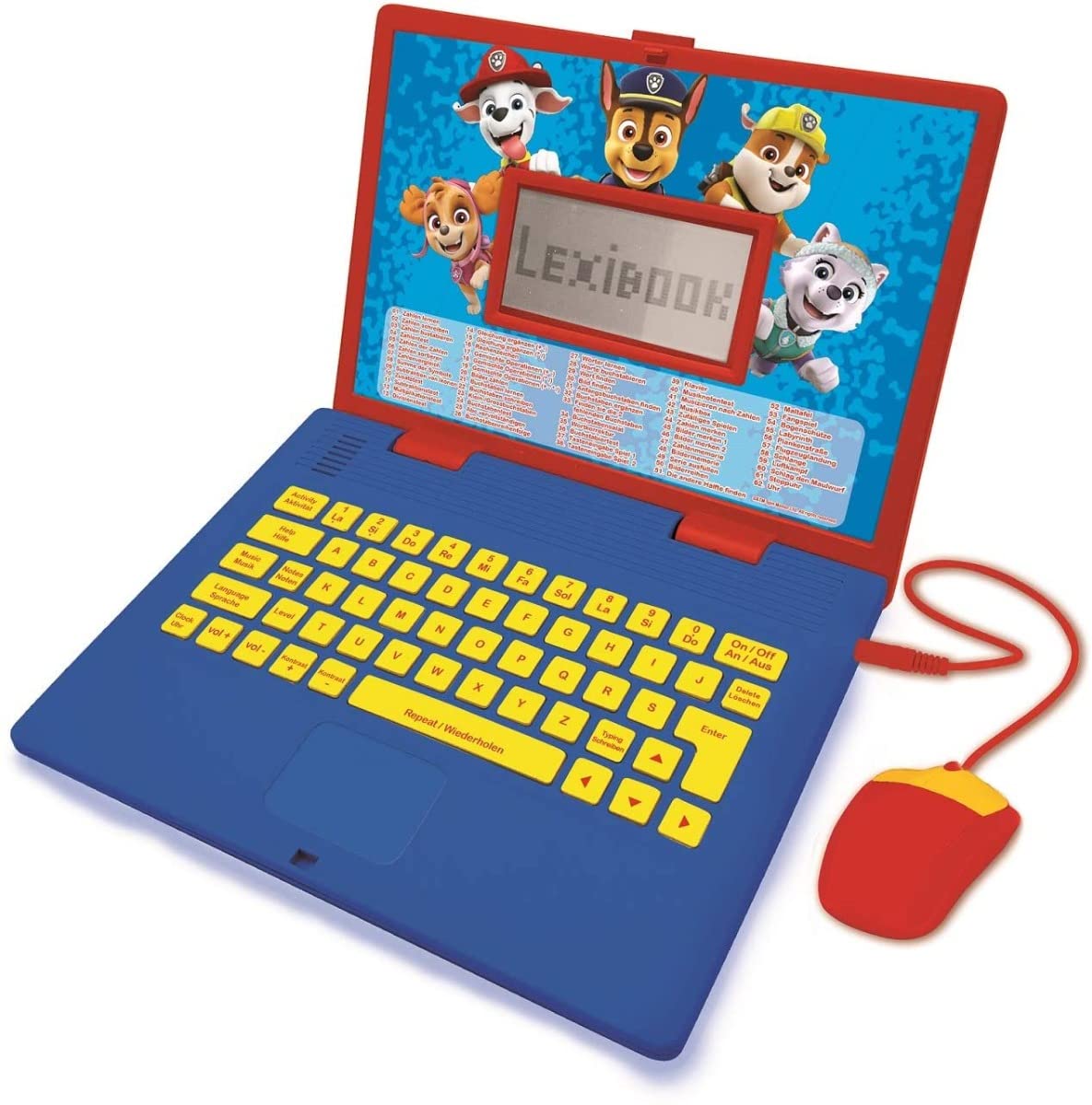 Lexibook Paw Patrol Educational Bilingual Laptop - English & French Learning for Kids