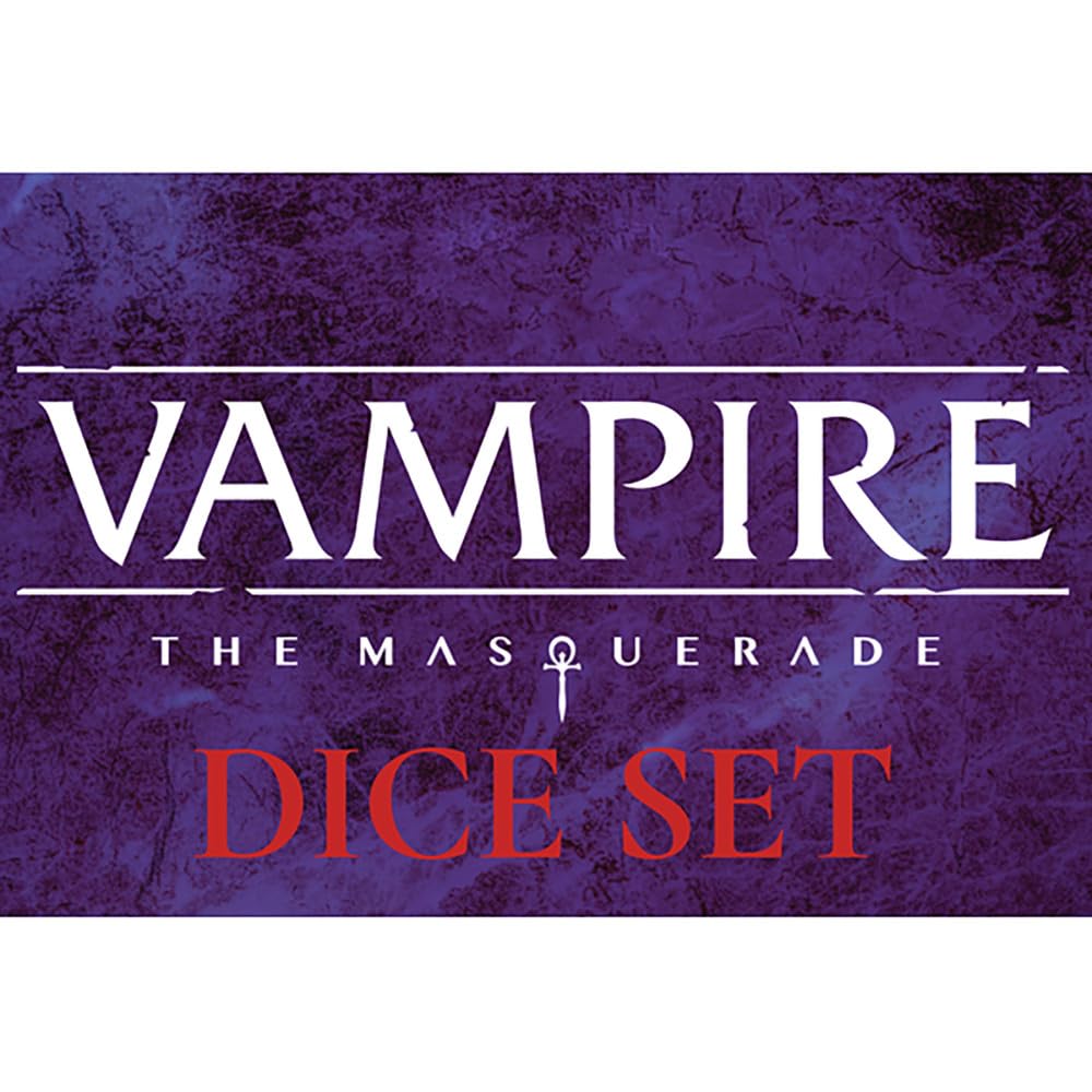 Renegade Games Studio Vampire: The Masquerade Dice Set 5th Edition RPG d10 Dice 7