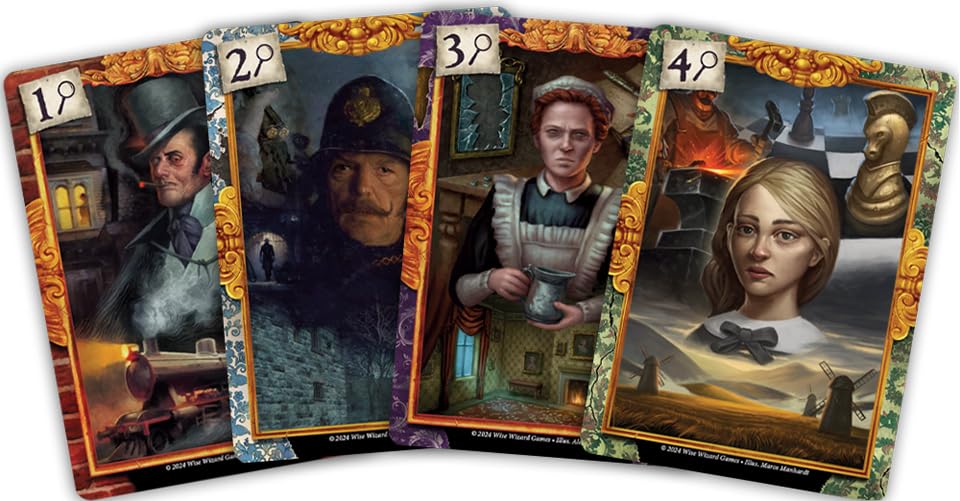 WISE WIZARD GAMES Sherlock Solitaire Strategy Card Game | 1-2 Players | Ages 18+ 4